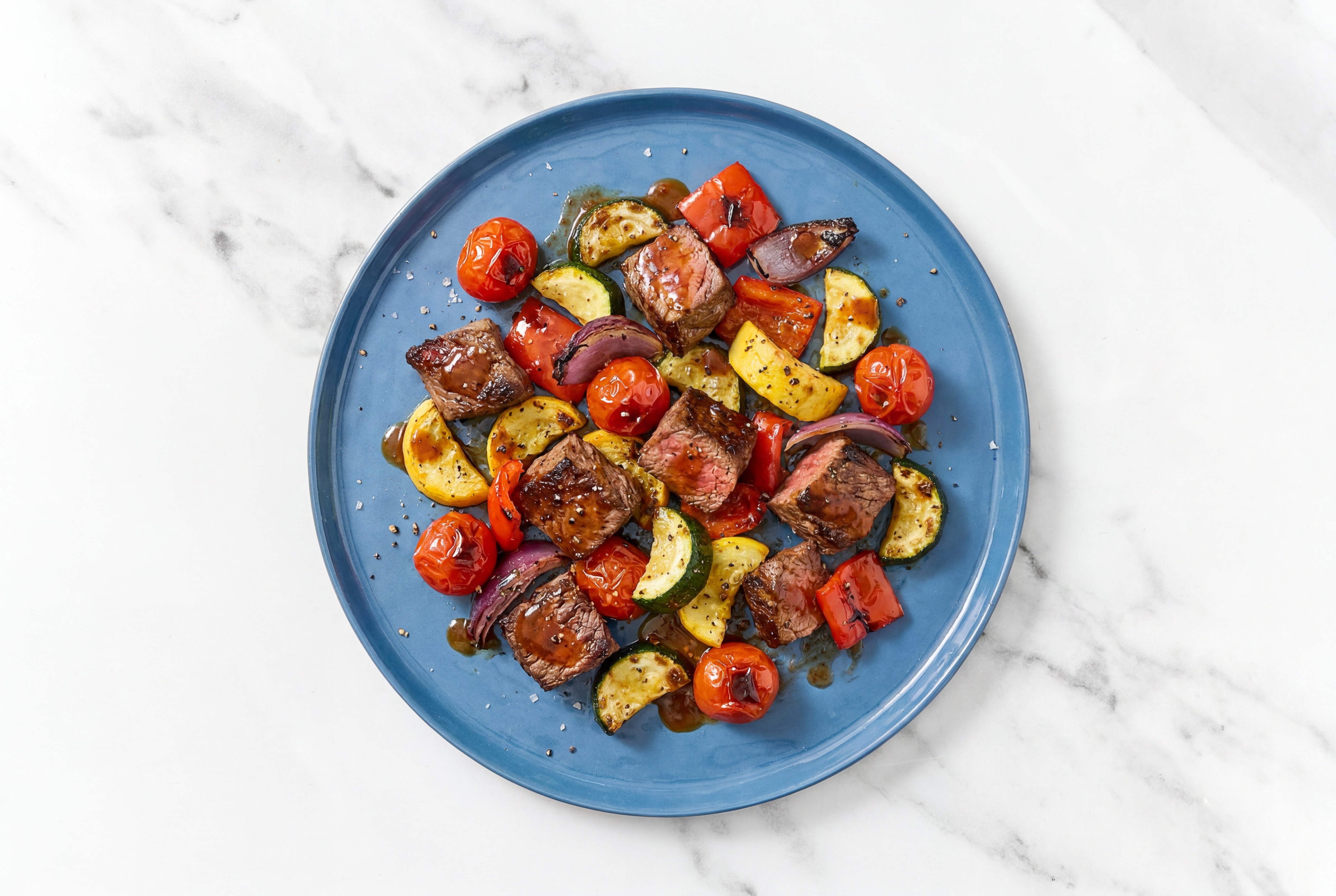 Smoky BBQ Baked Sirloin & Squash
