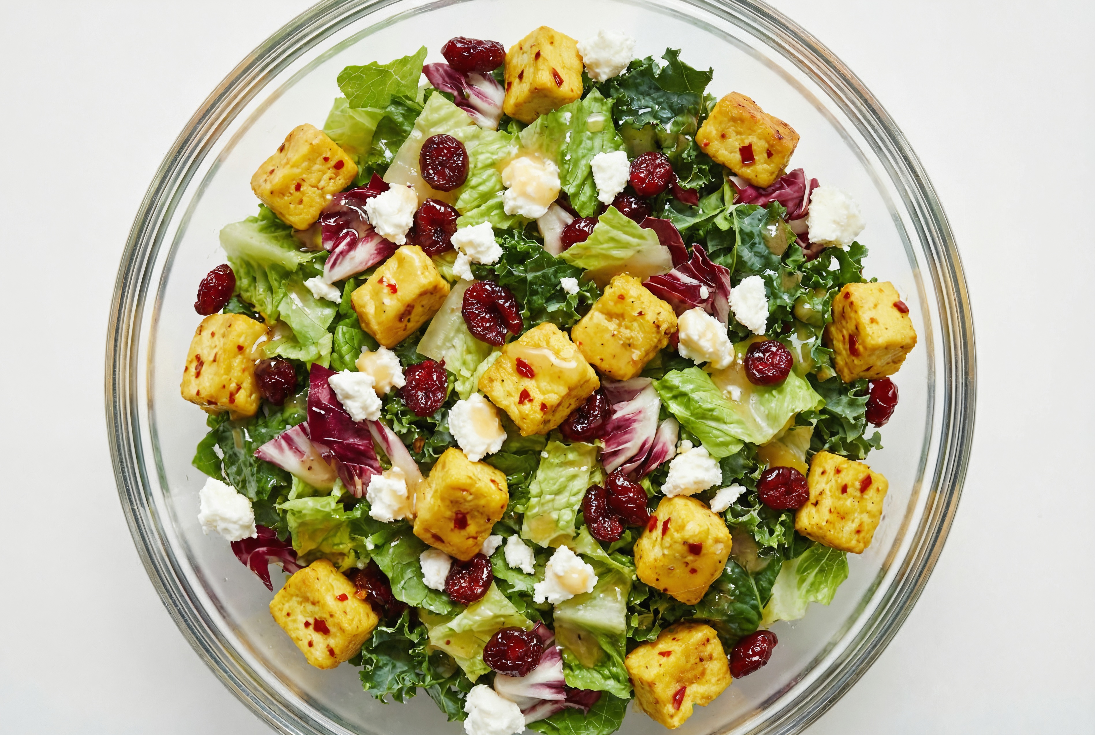 Honey Citrus Salad with Braised Lemongrass Tofu