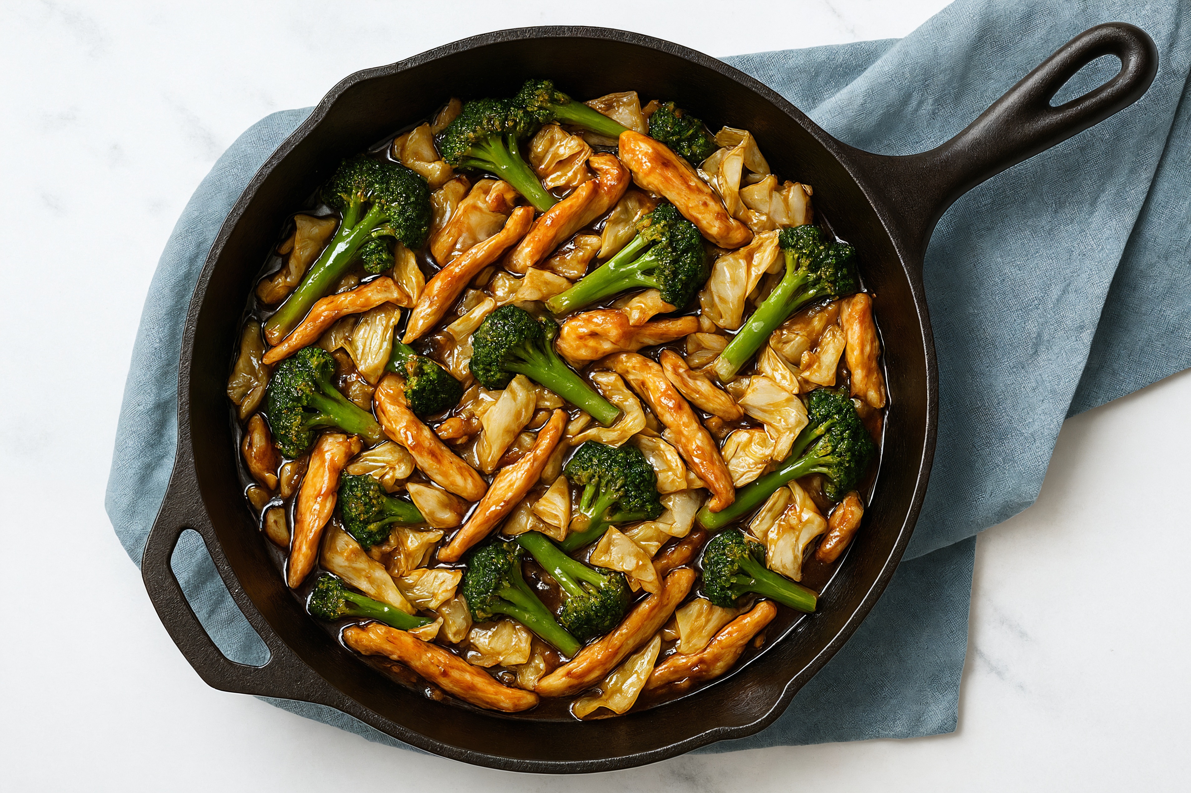 Teriyaki Chicken Stir-Fry with Broccoli & Bok Choy