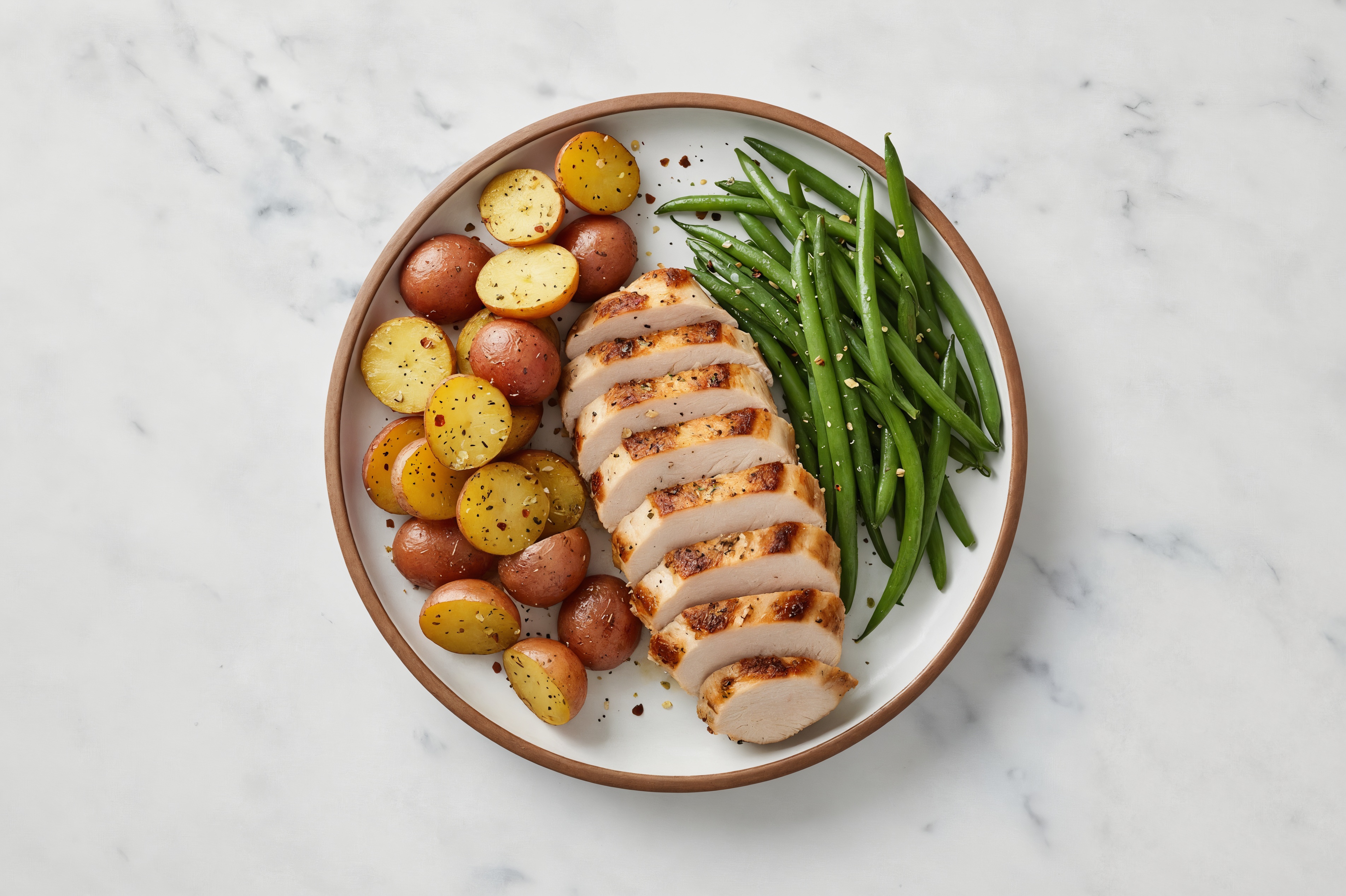 Better-than-TV Dinner with Turkey + Organic Green Beans