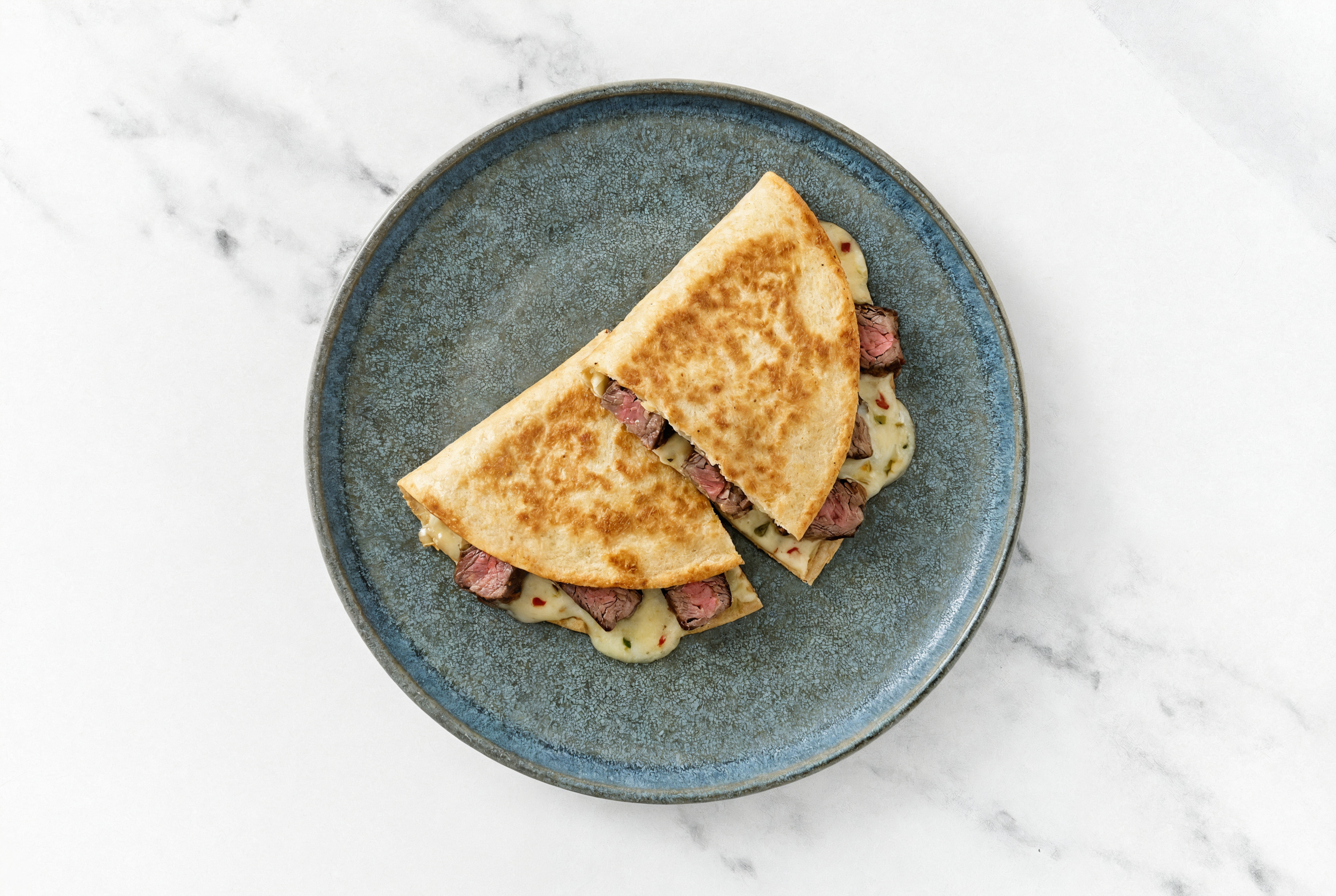 Herby Spicy Sirloin Steak Quesadillas