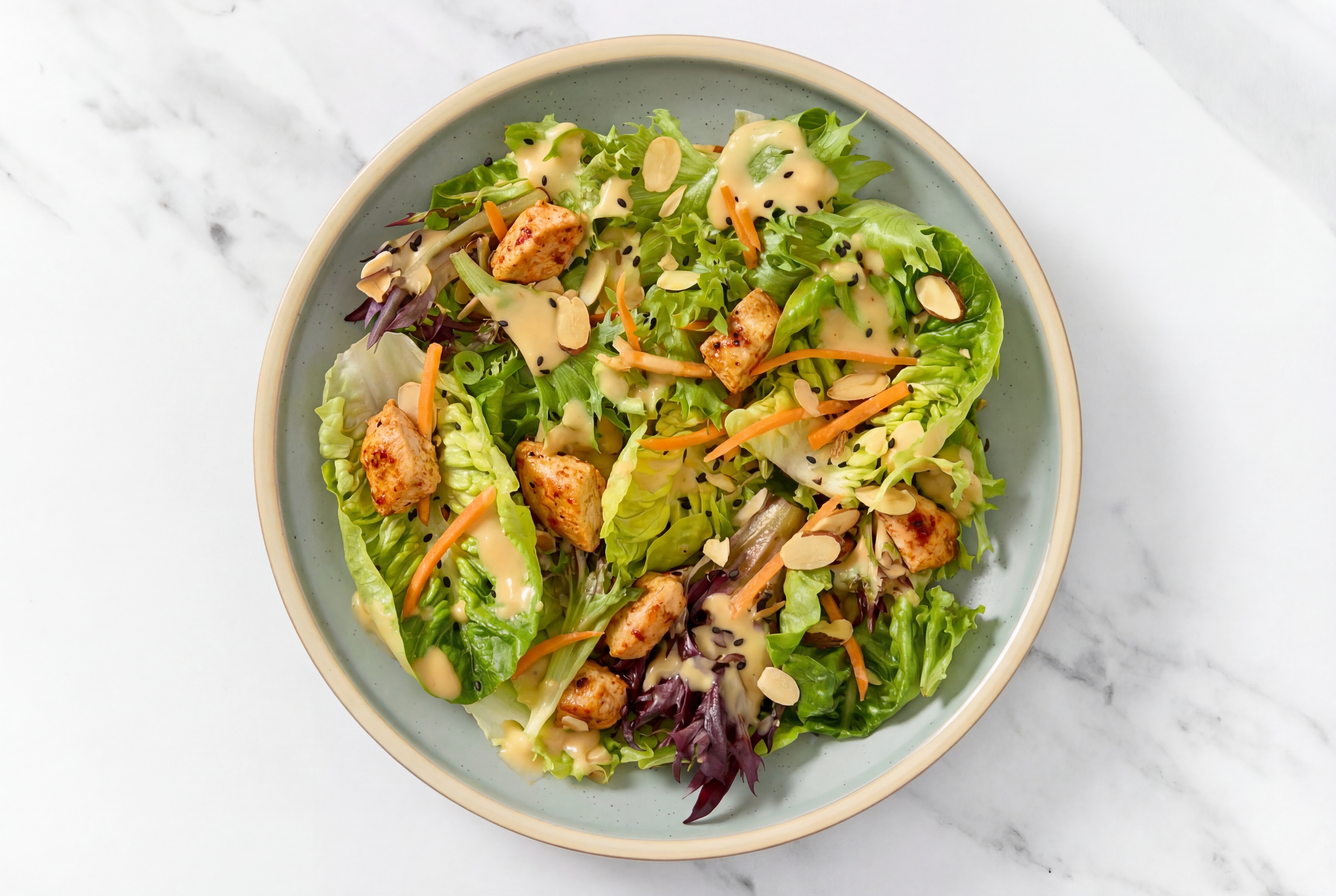 Little Gem Salad with Chicken Breast