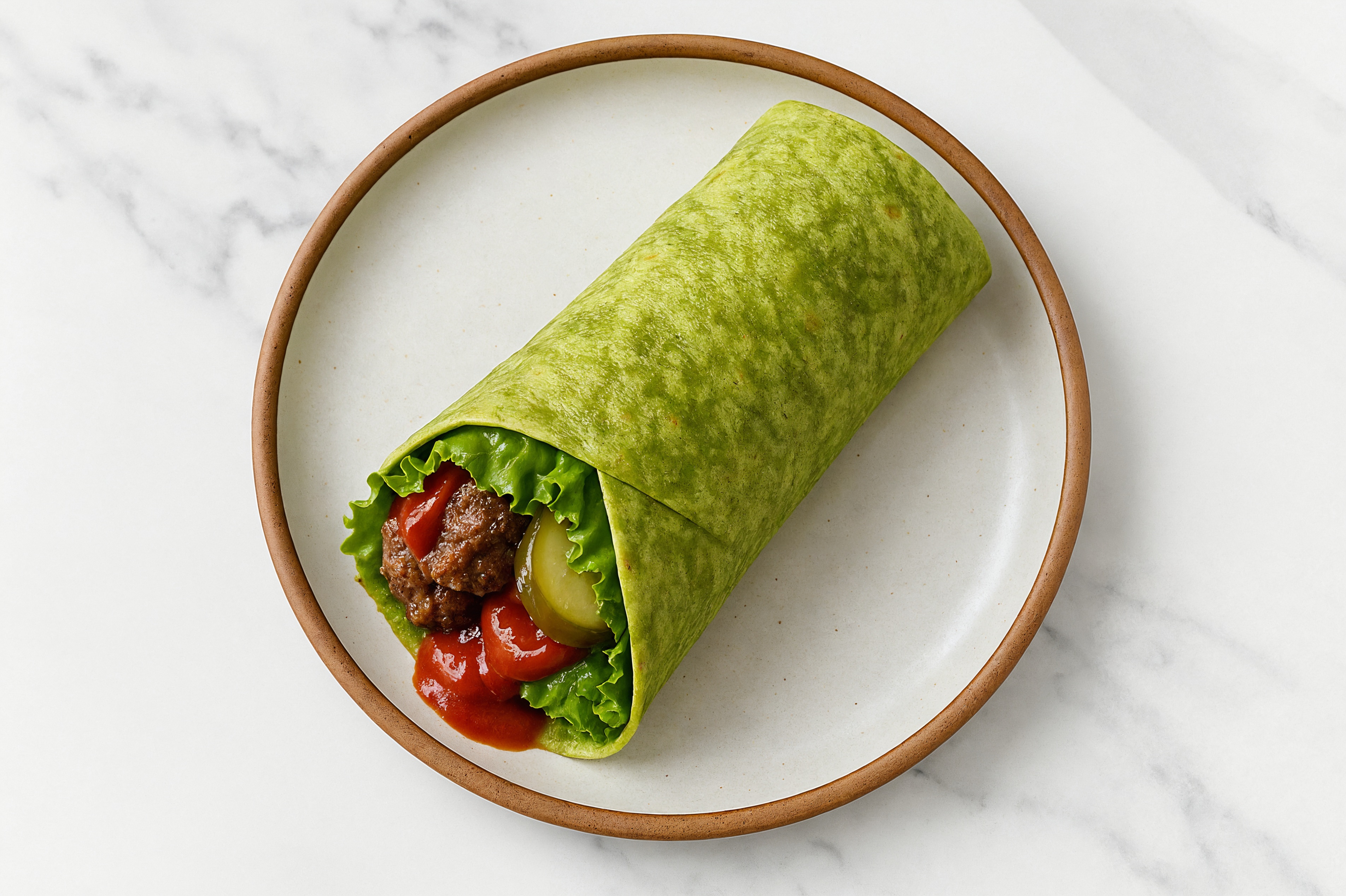 Classic Burger Wrap with Wagyu Beef Patties