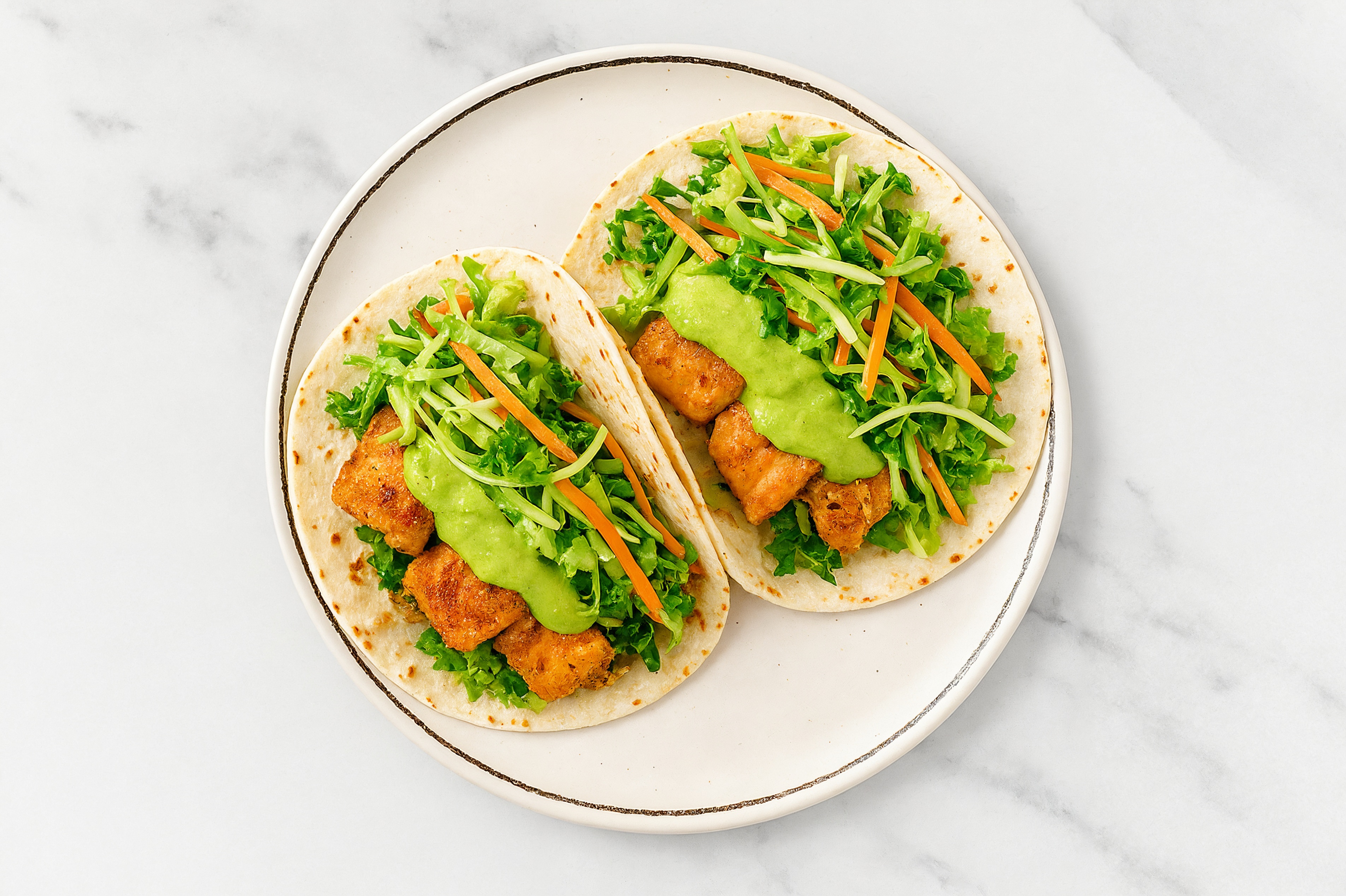 Baja Salmon Tacos