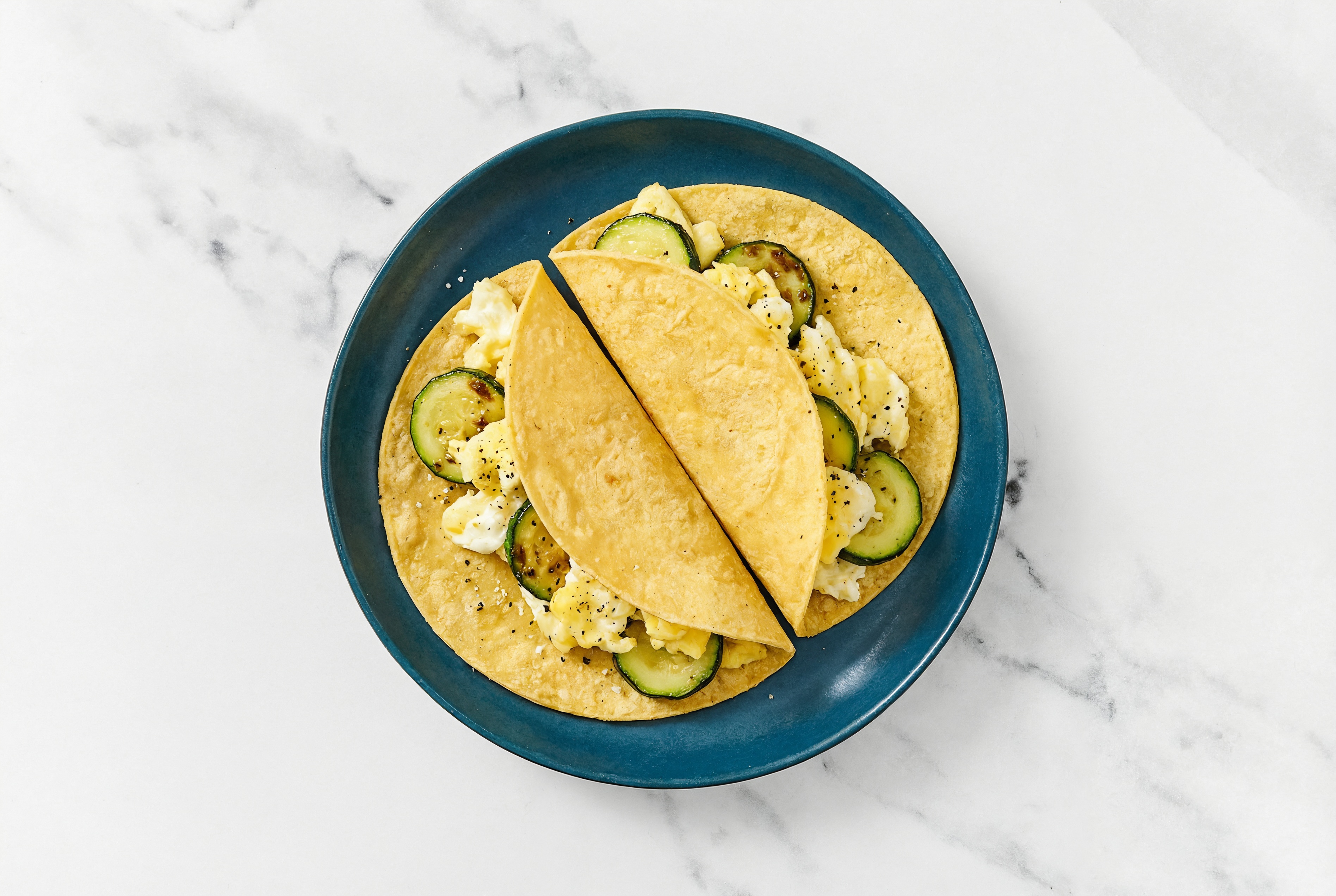 Zucchini + Egg White Tacos