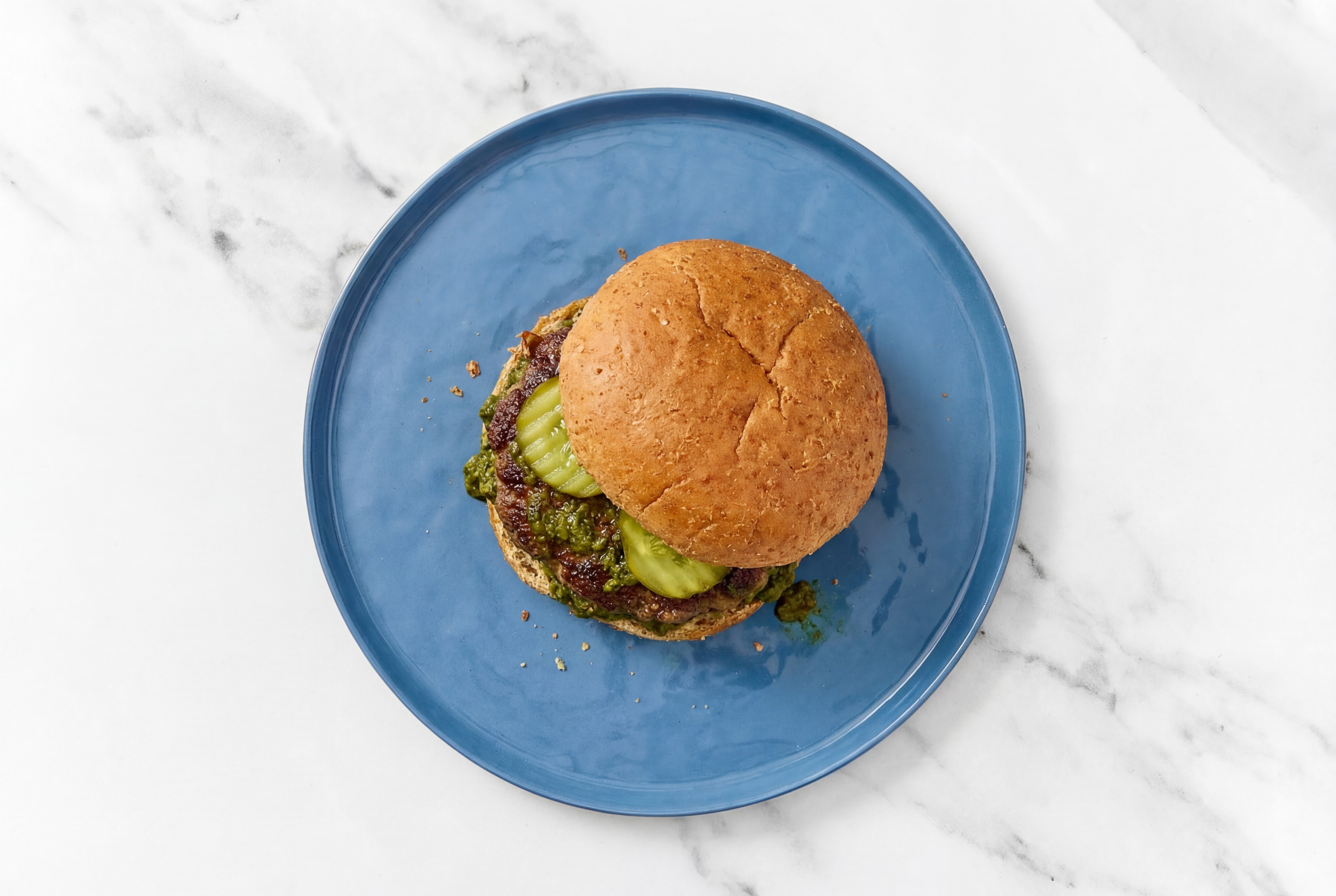 Saag Beef Burger