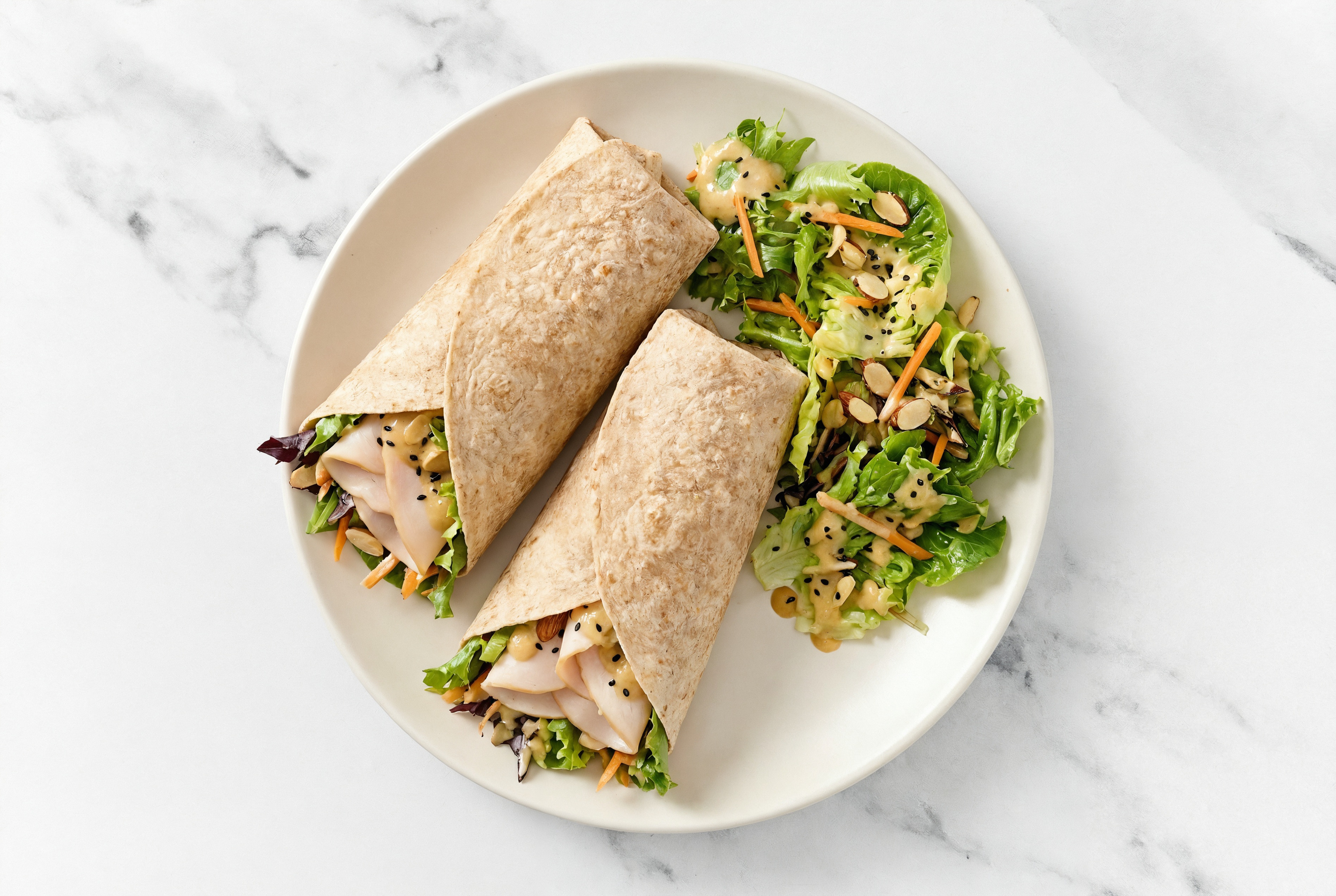 Oven Roasted Breast Turkey + Little Gem Wrap