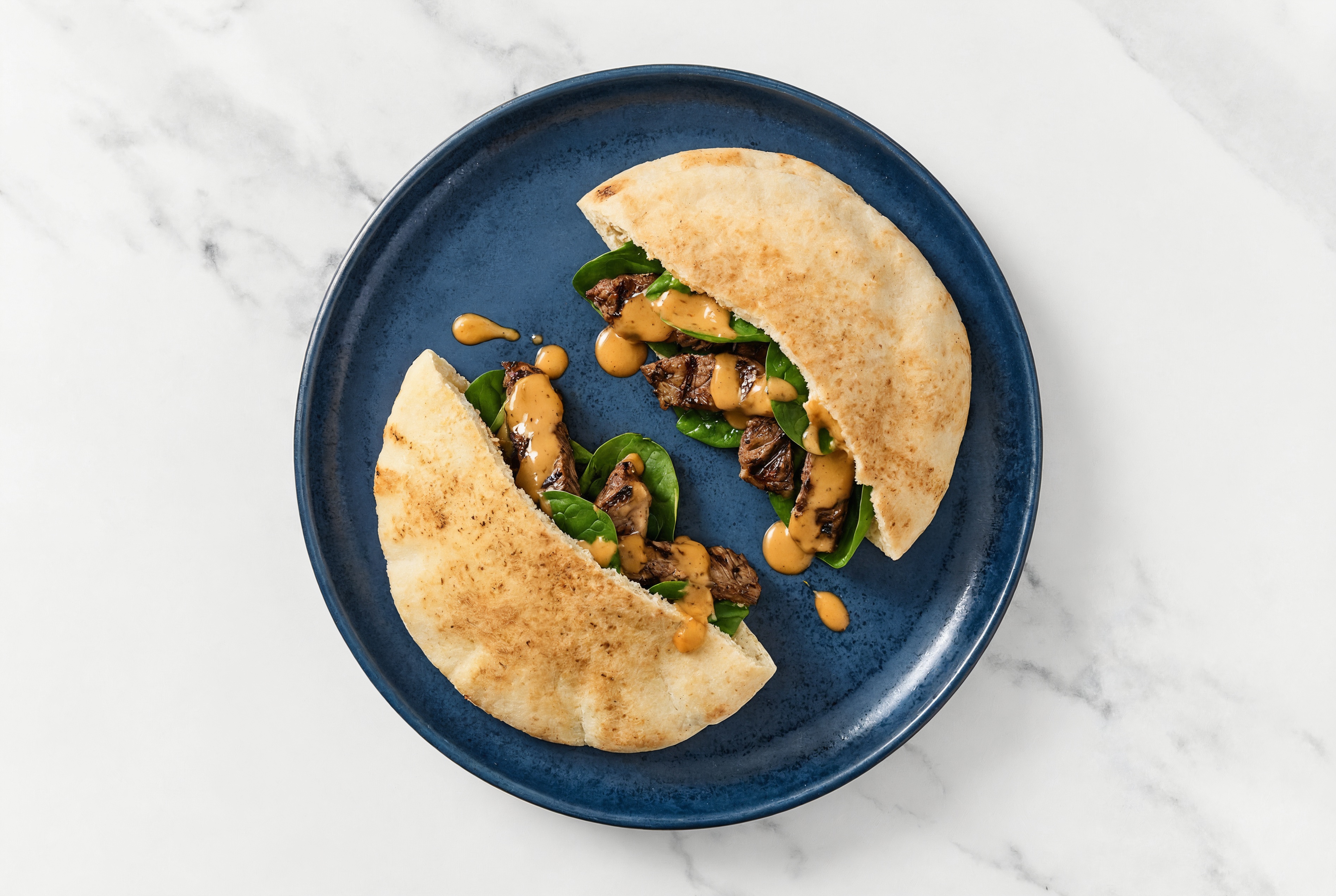  Creamy BBQ Barbacoa Beef Traditional Pita
