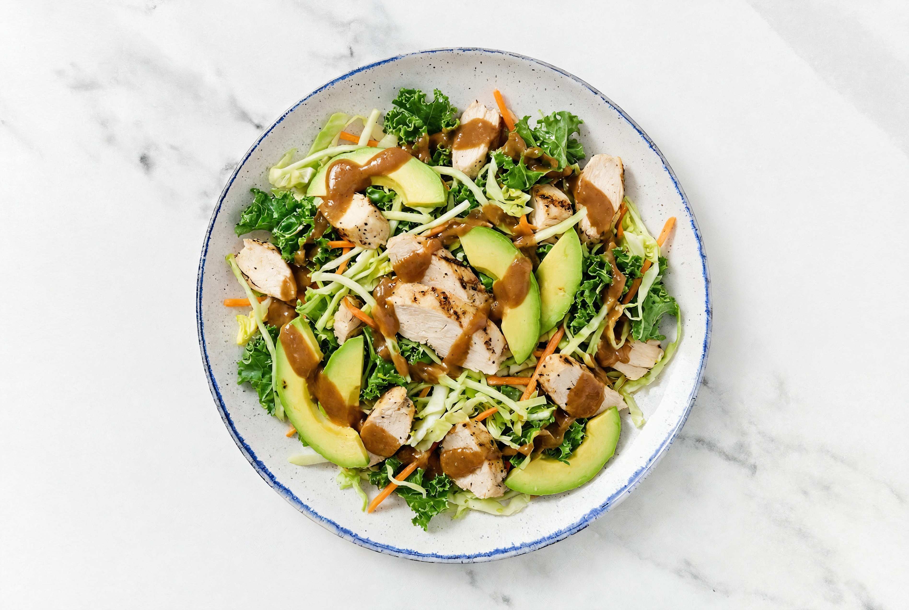 Avocado + Thai Peanut Chicken Salad