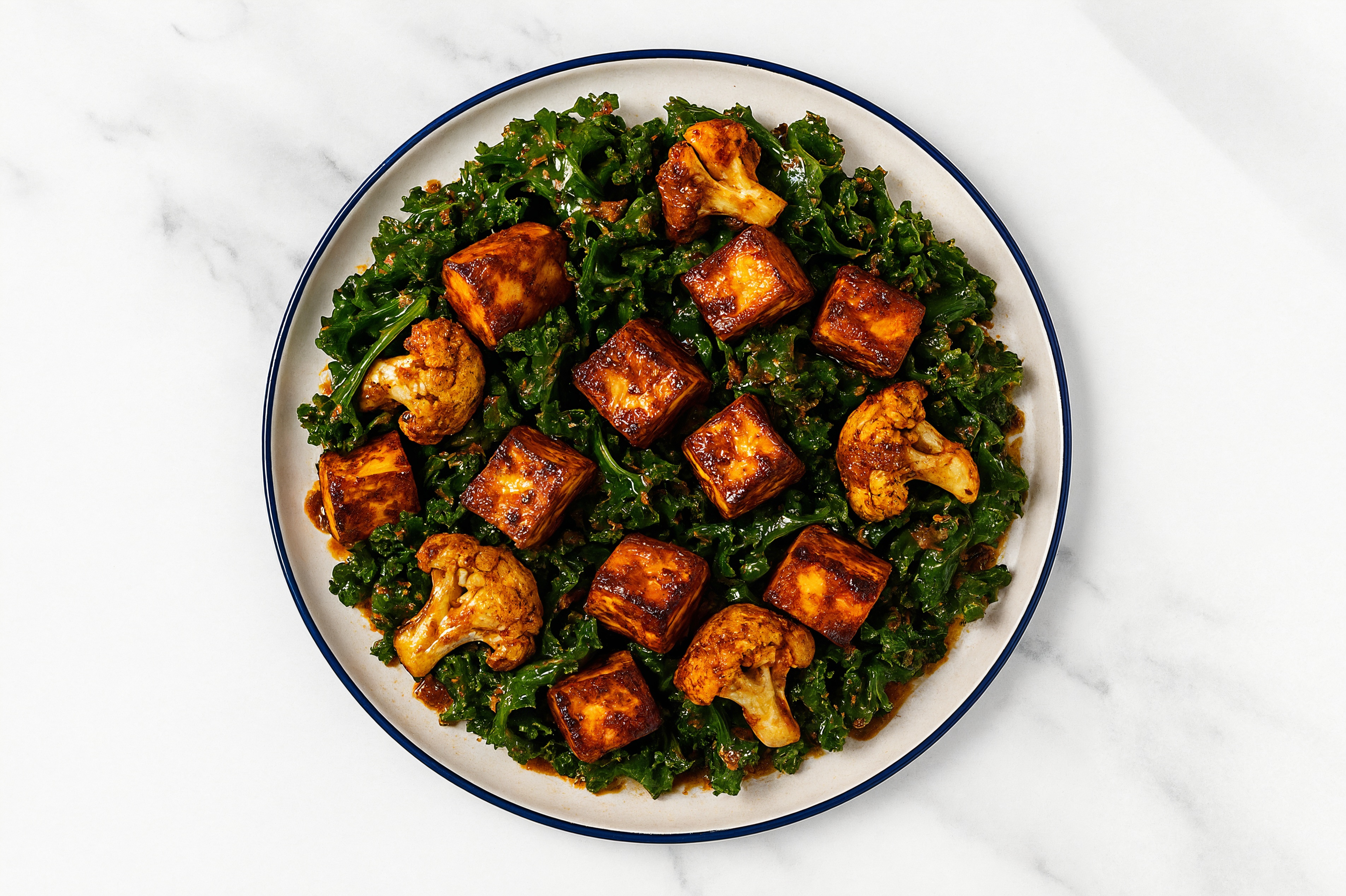 Tandoori Paneer Kale Salad