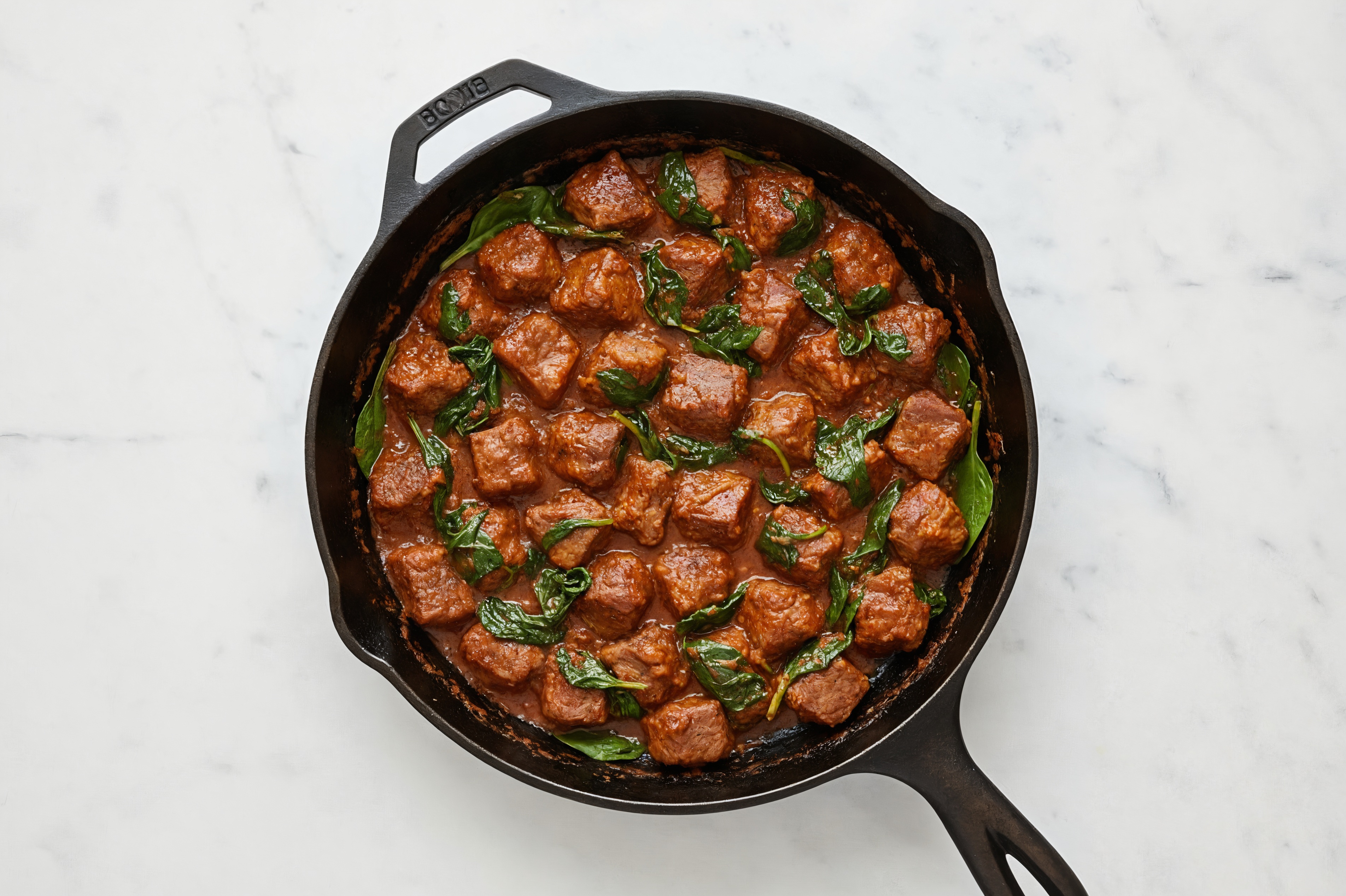 Spicy Lamb Vindaloo with Spinach