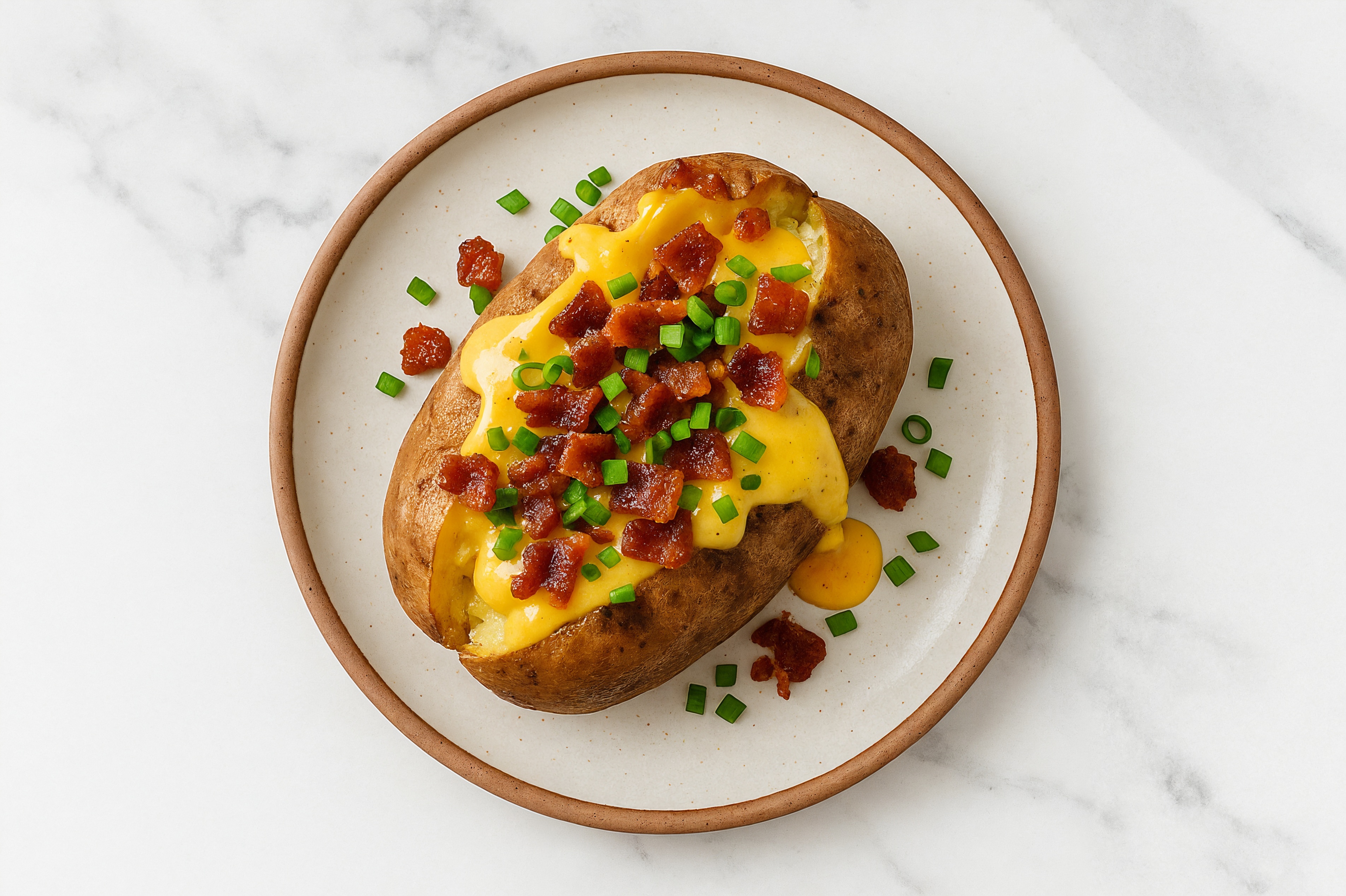 Applewood Smoked Pork Bacon + Cheddar Loaded Potatoes