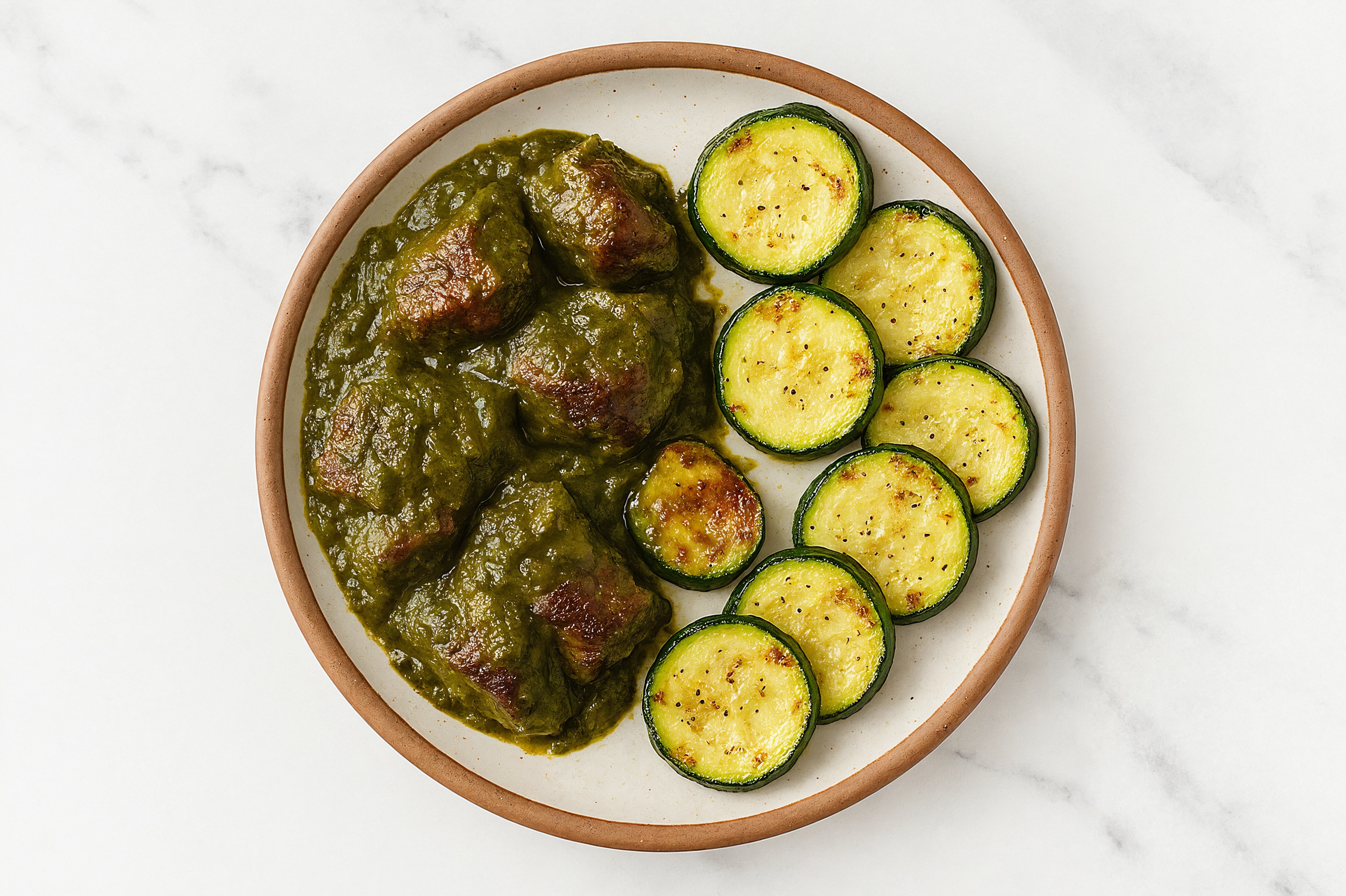 Lamb Saag + Fresh Zucchini