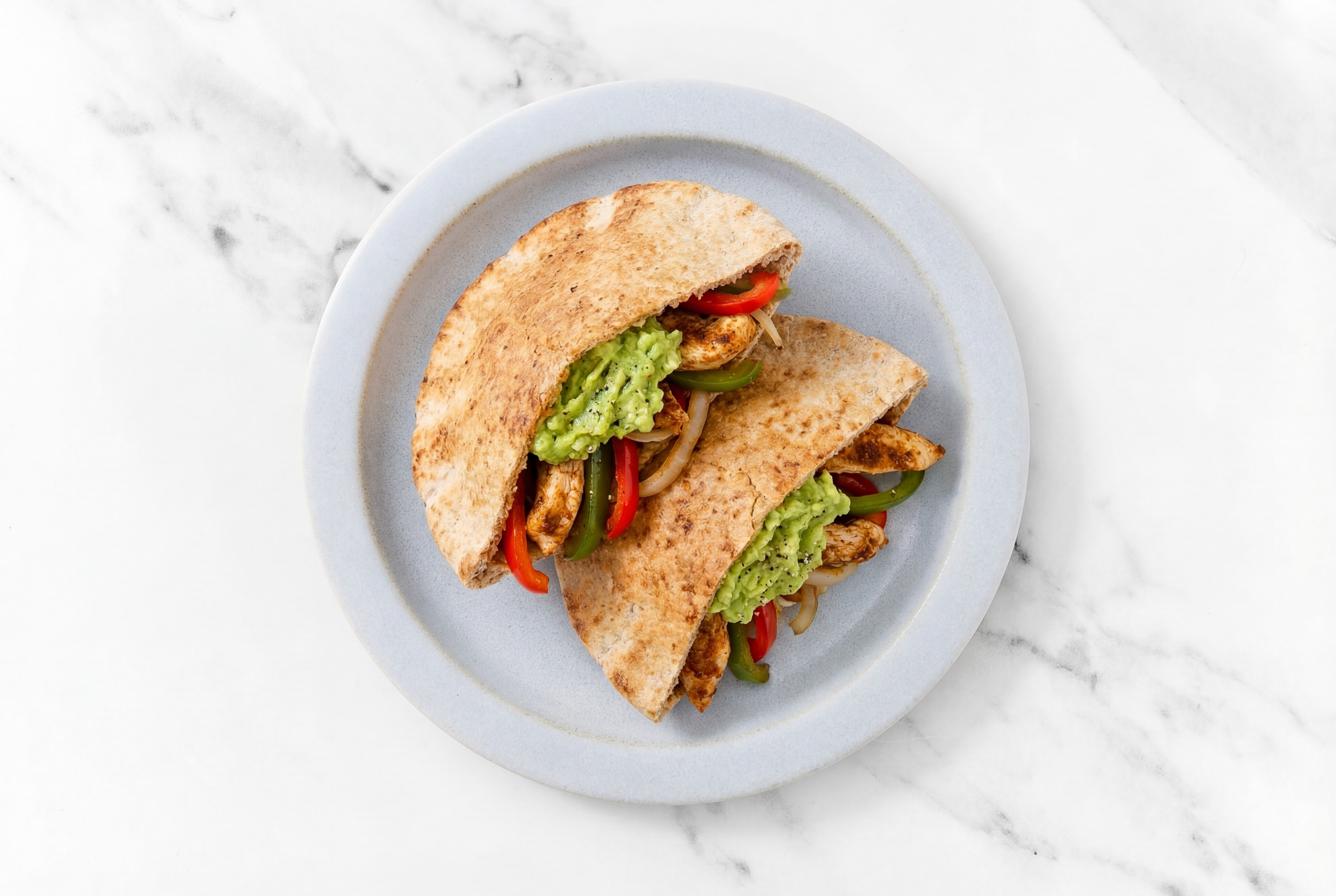 Zesty Chicken Fajita Pita