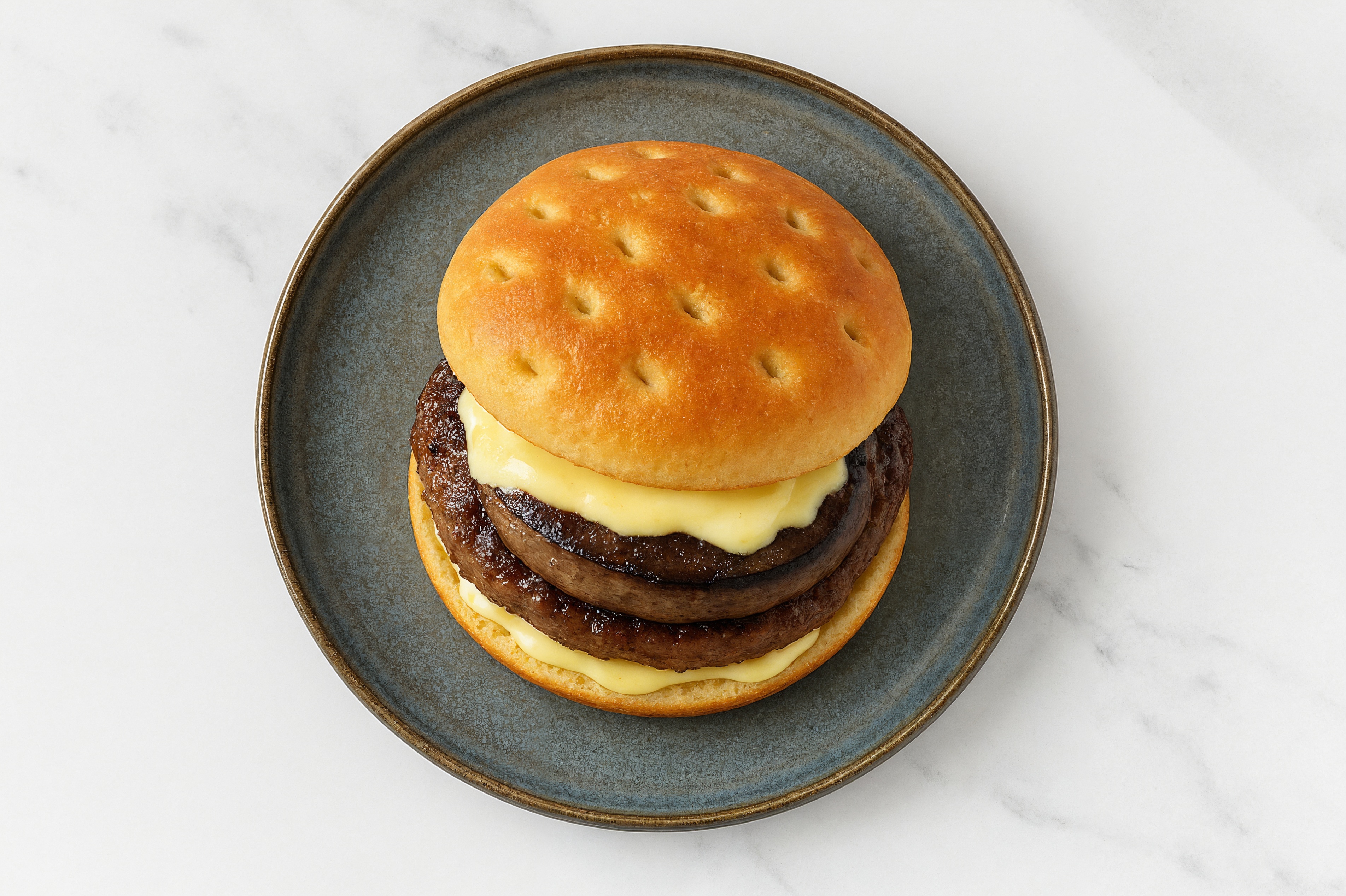 Wagyu Beef + Mushroom Brie Burgers