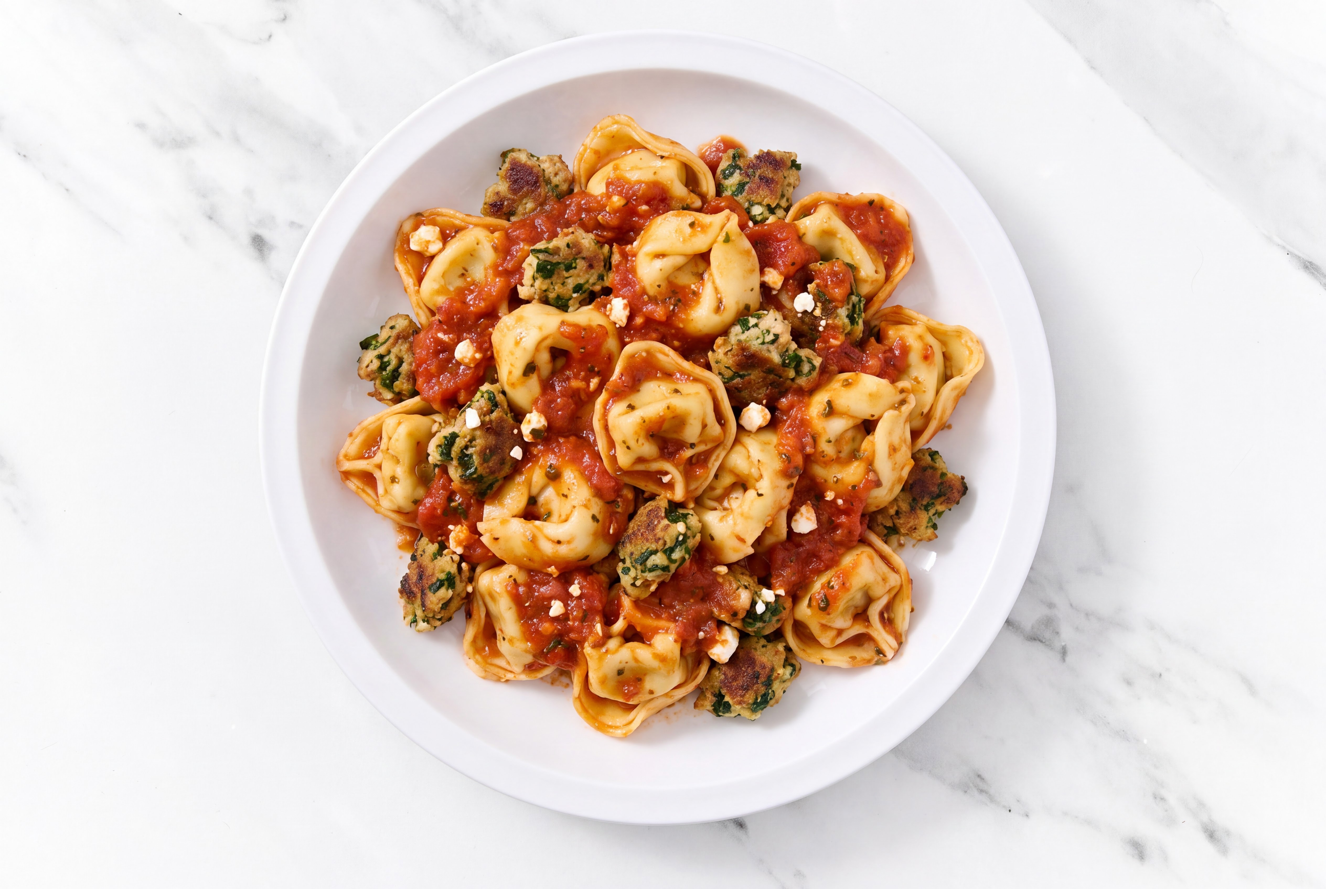 Savory Turkey Tortelloni Bolognese