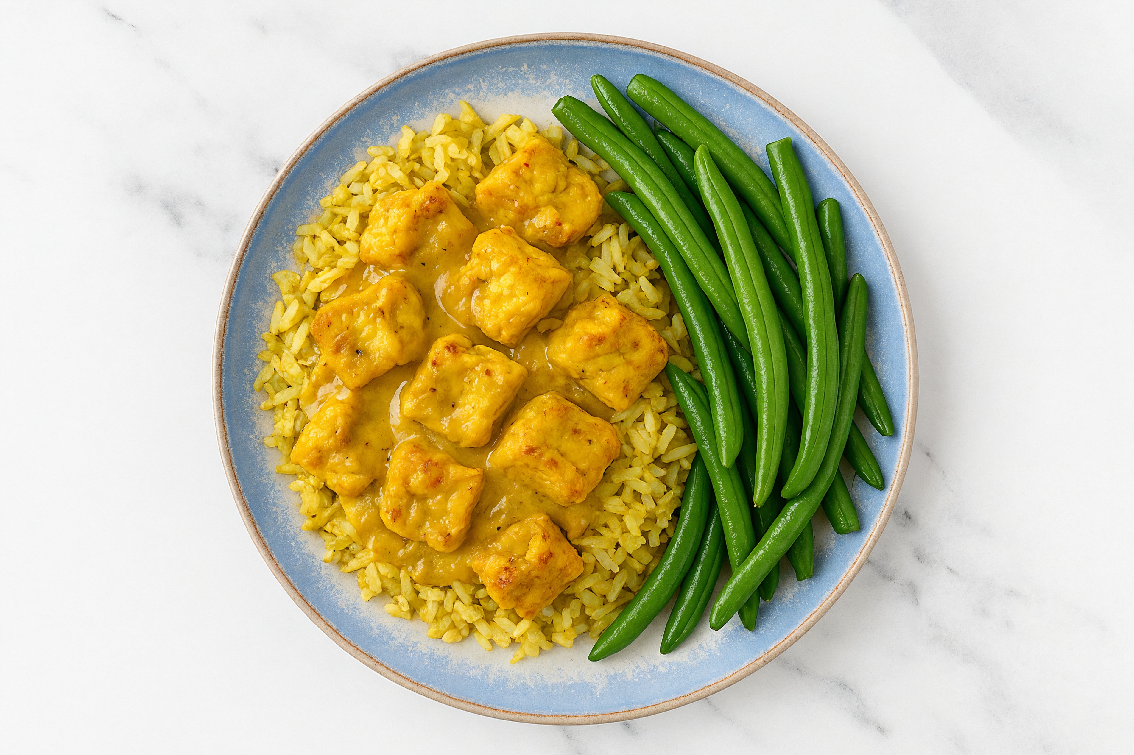  Lemongrass Tofu Curry Rice Bowl