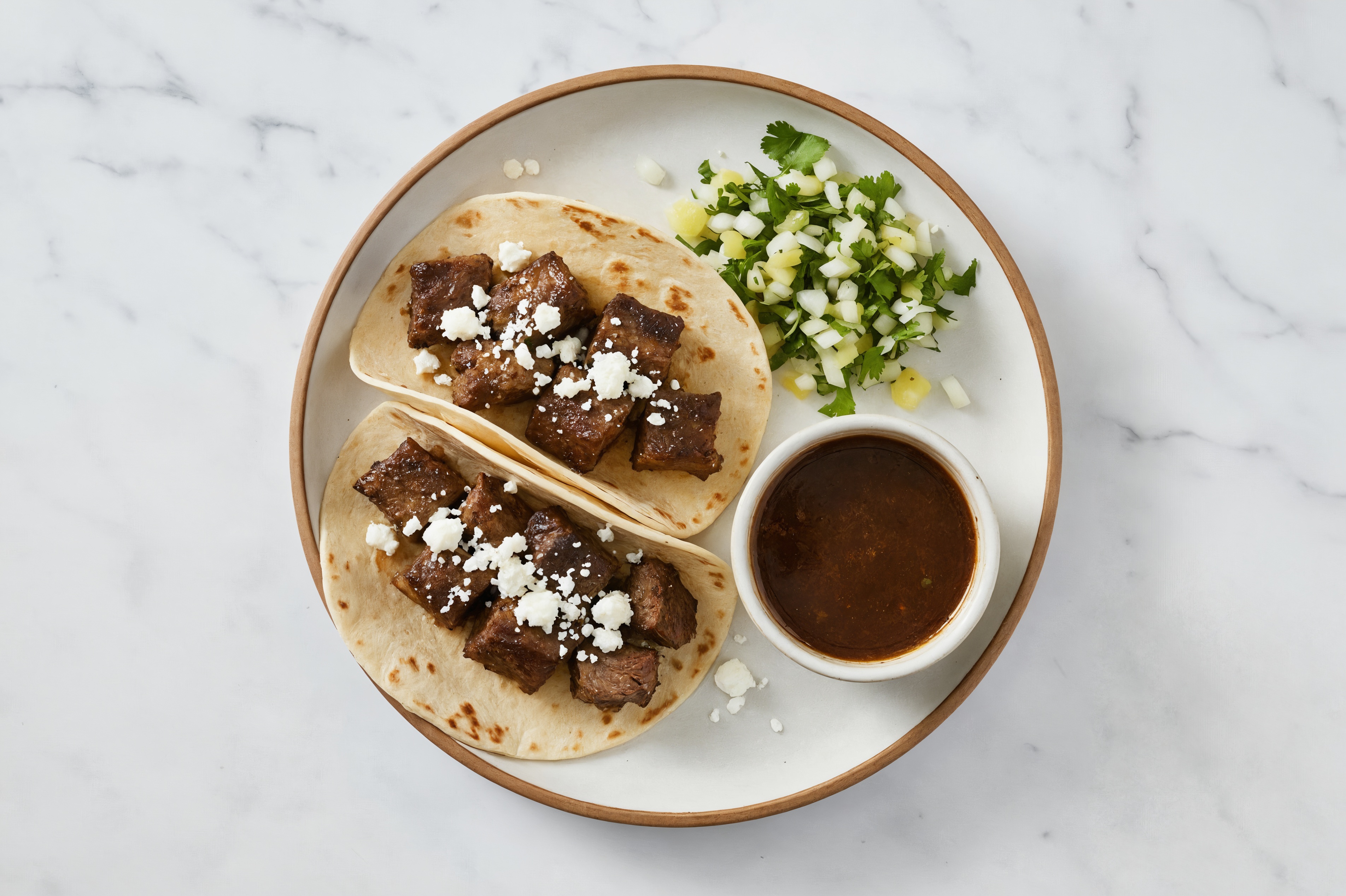 Birria Style Street Taco