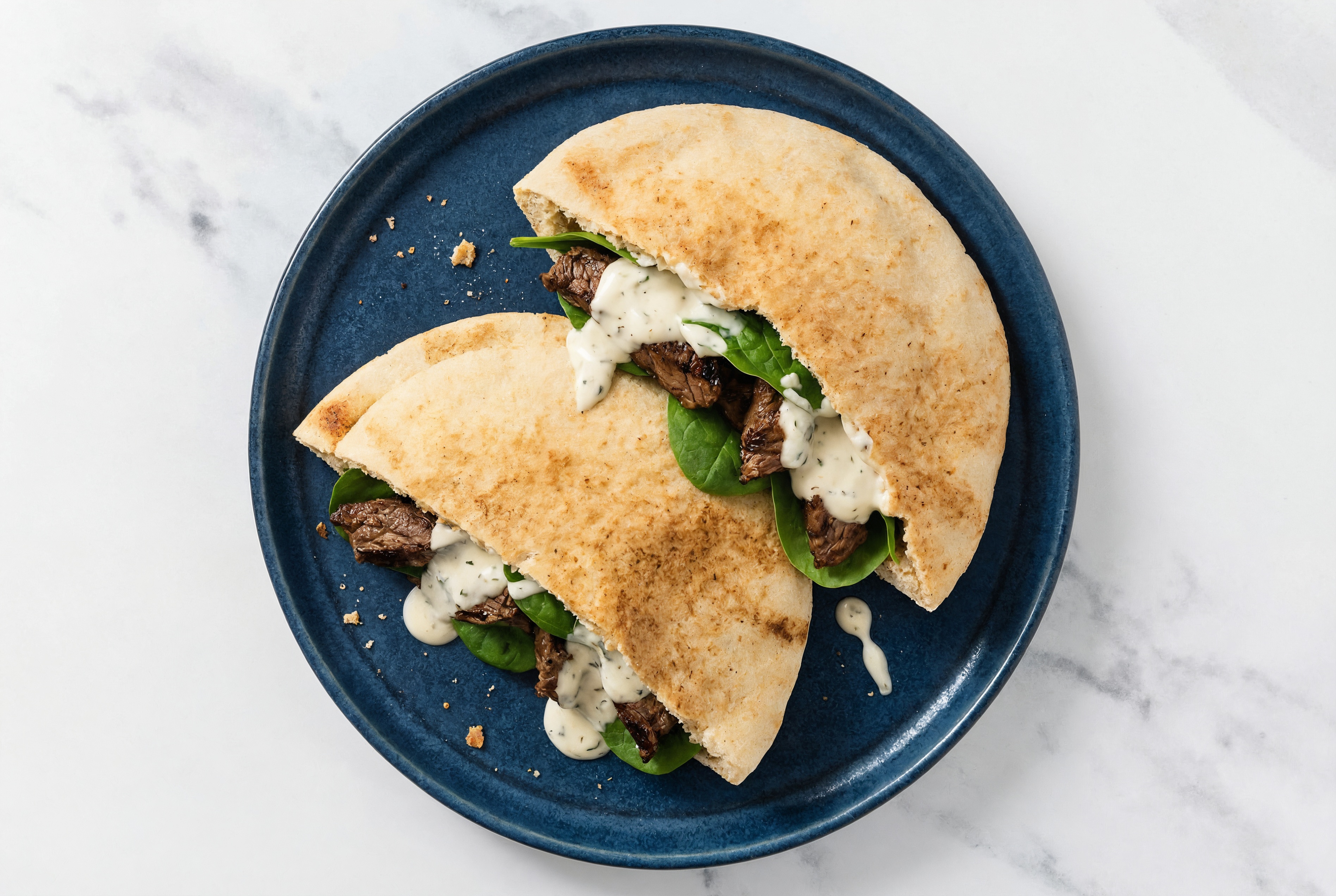  Creamy Garlic Barbacoa Beef Traditional Pita
