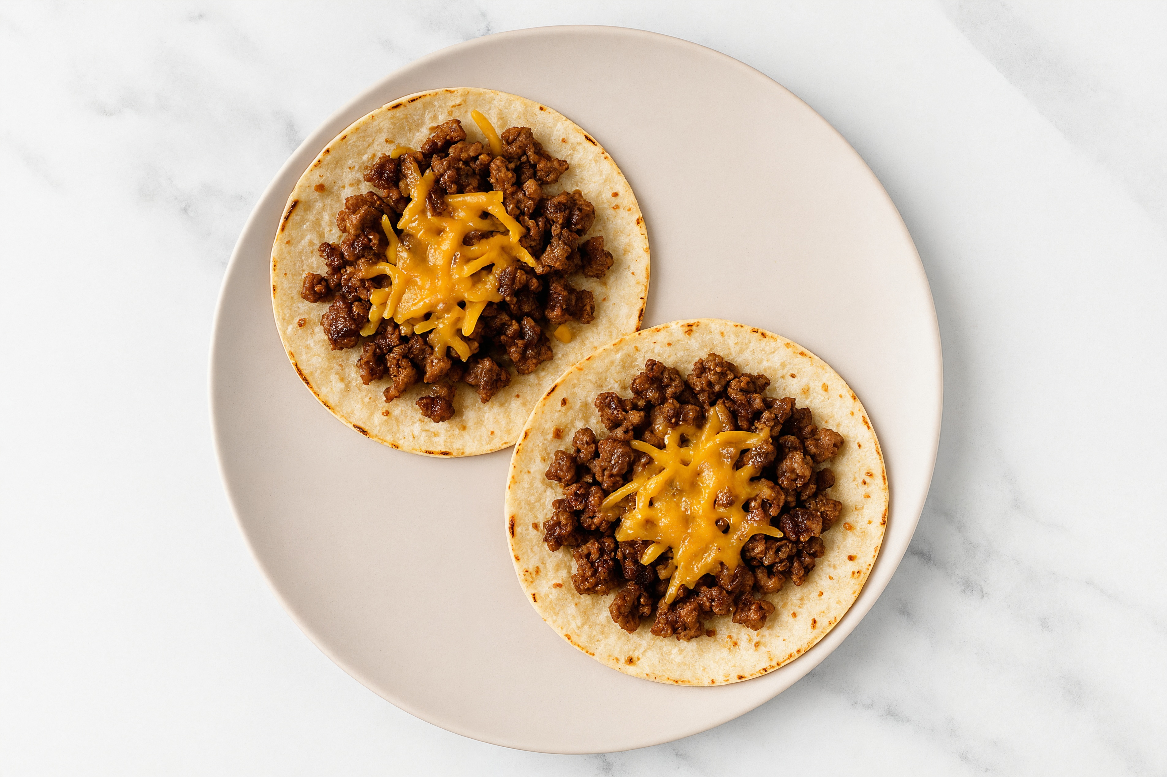 Tex-Mex Lamb 'n Cheese Tostada