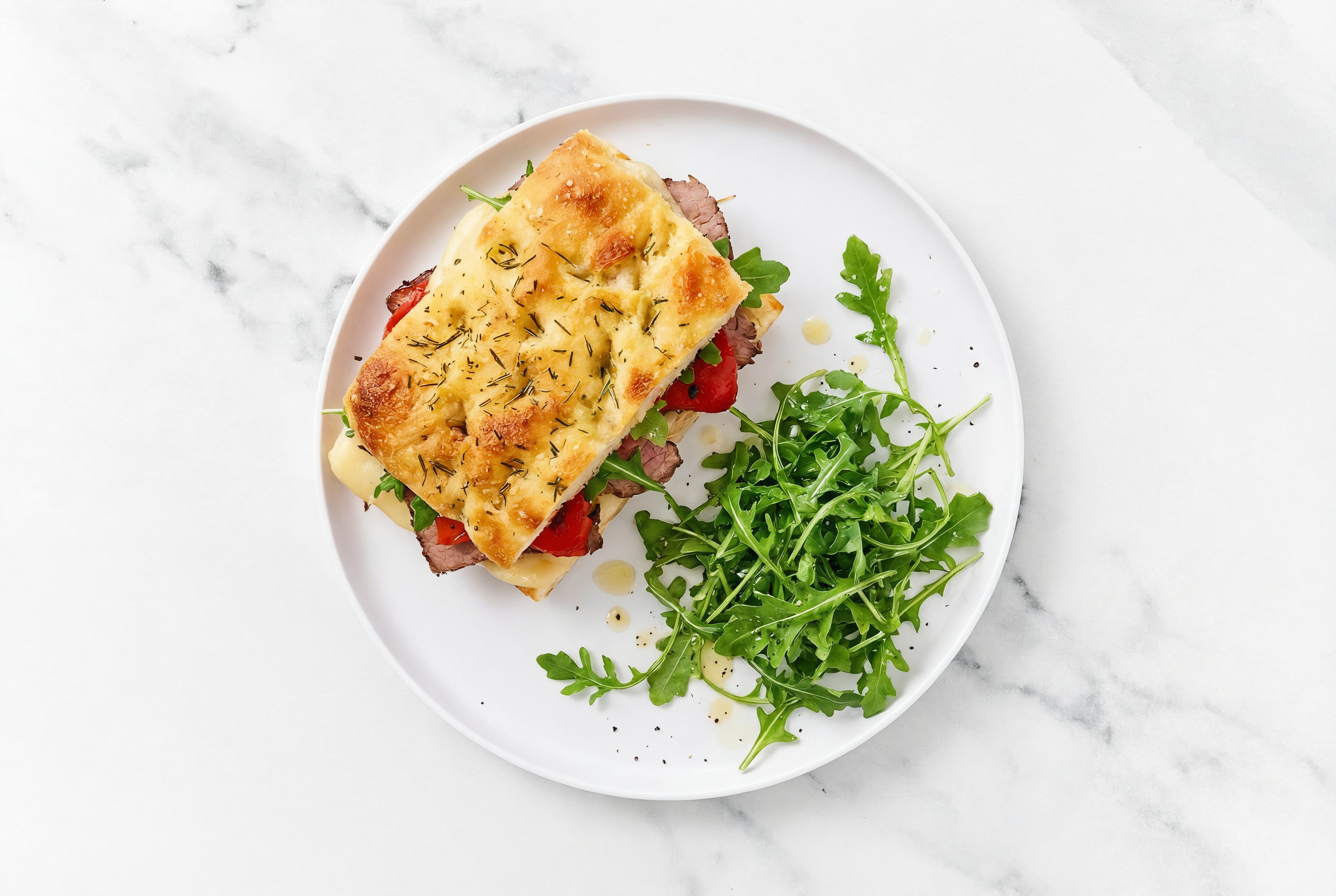 Roast Beef + Havarti Panini