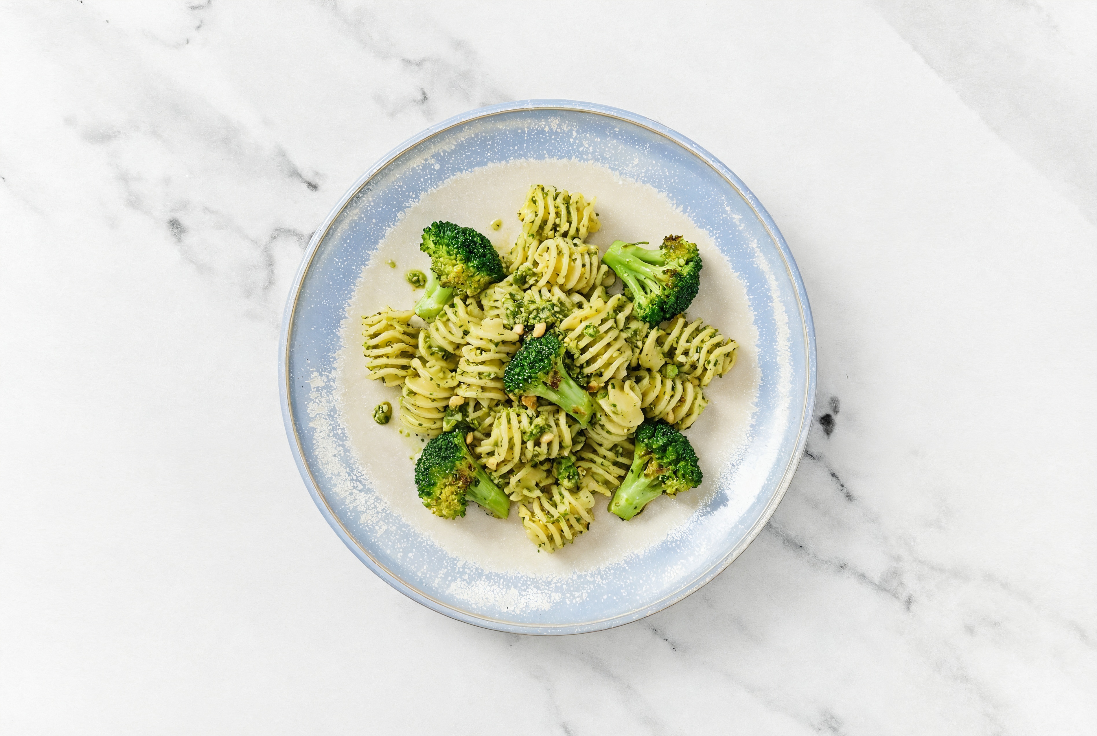 Pesto Broccoli Bunches Protein Pasta