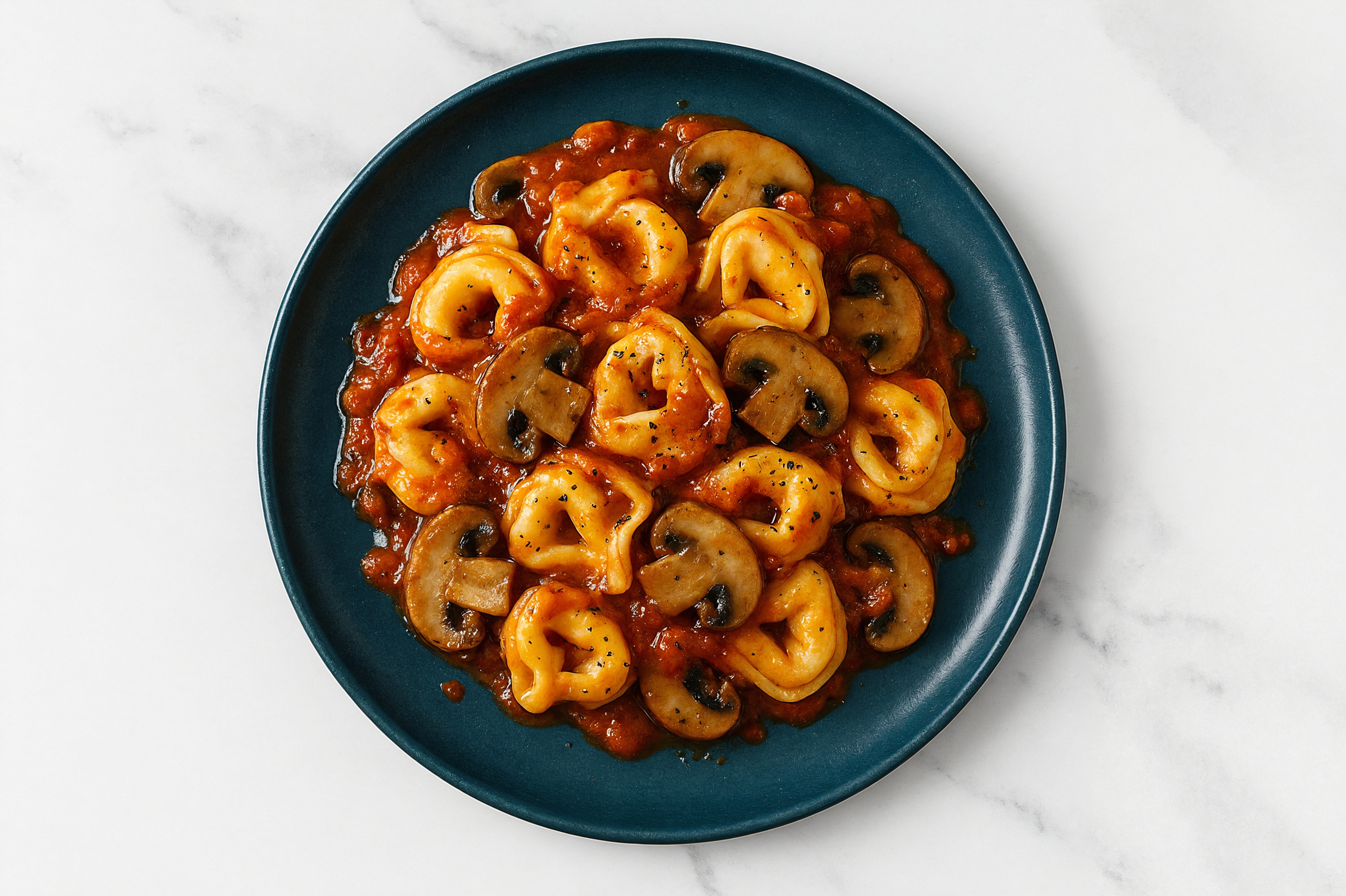Marinara Tortelloni with Sautéed Mushrooms