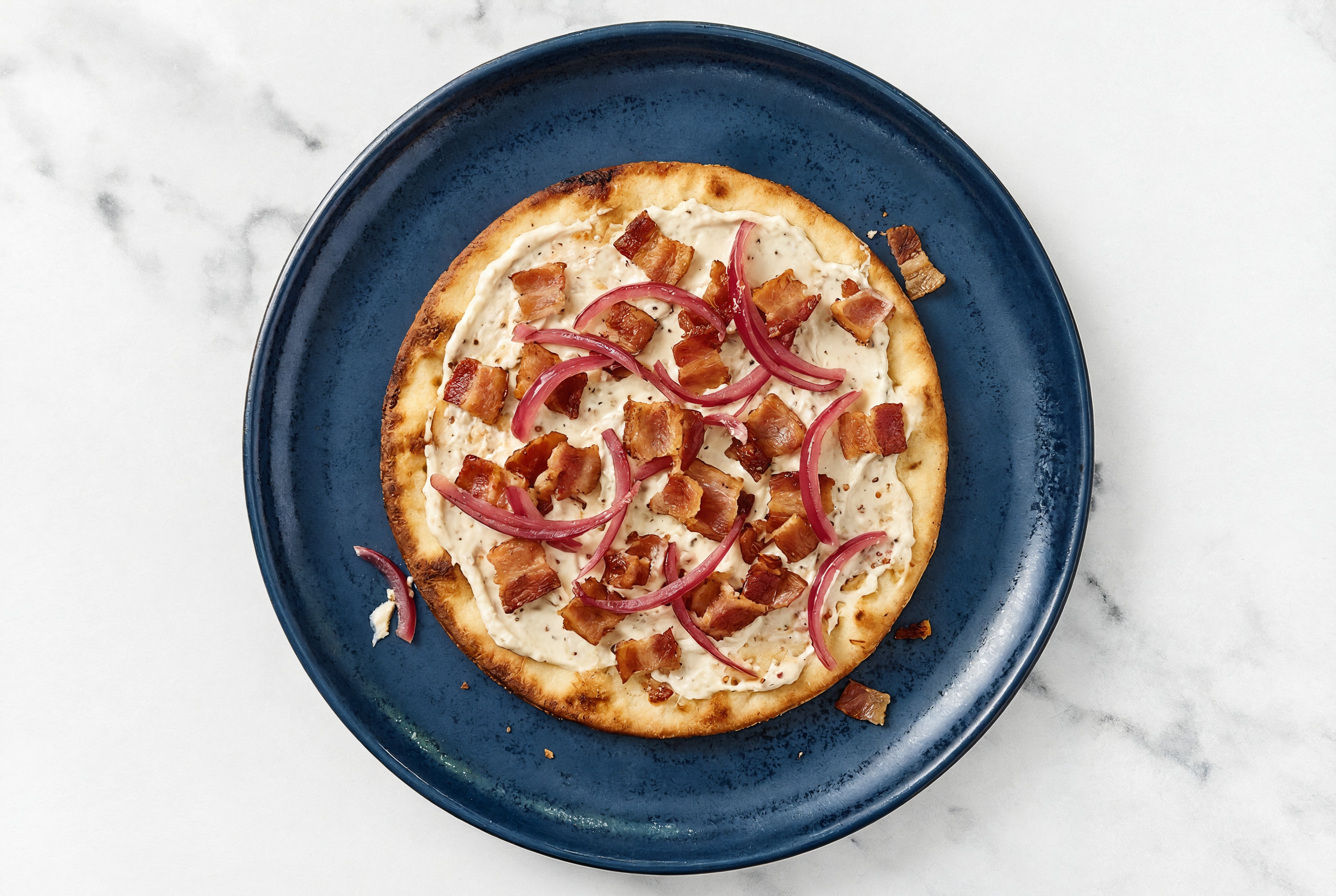 Air Fryer Creamy French Bacon Gluten-Free Pizza Crusts