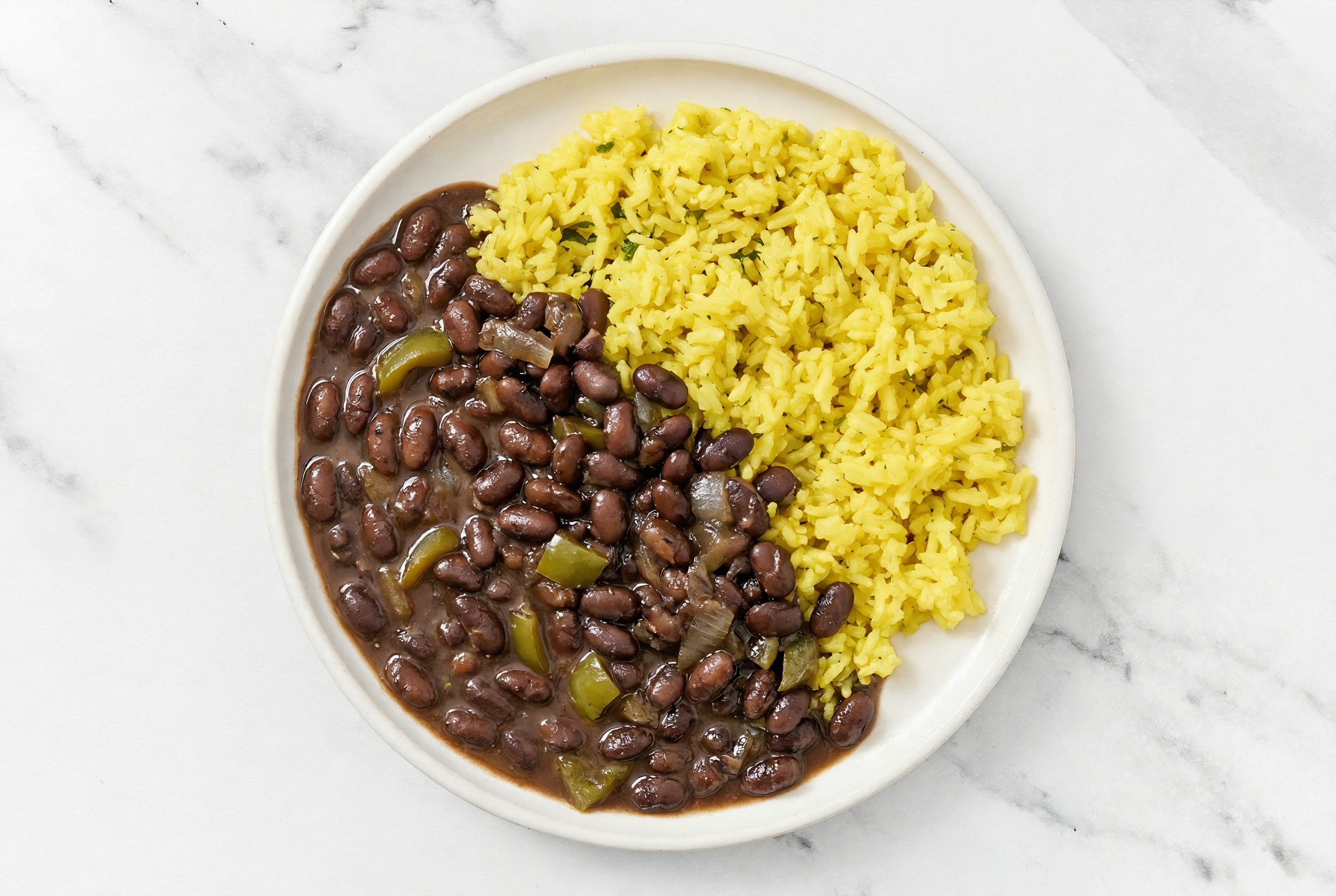 Cuban Black Beans + Yellow Rice