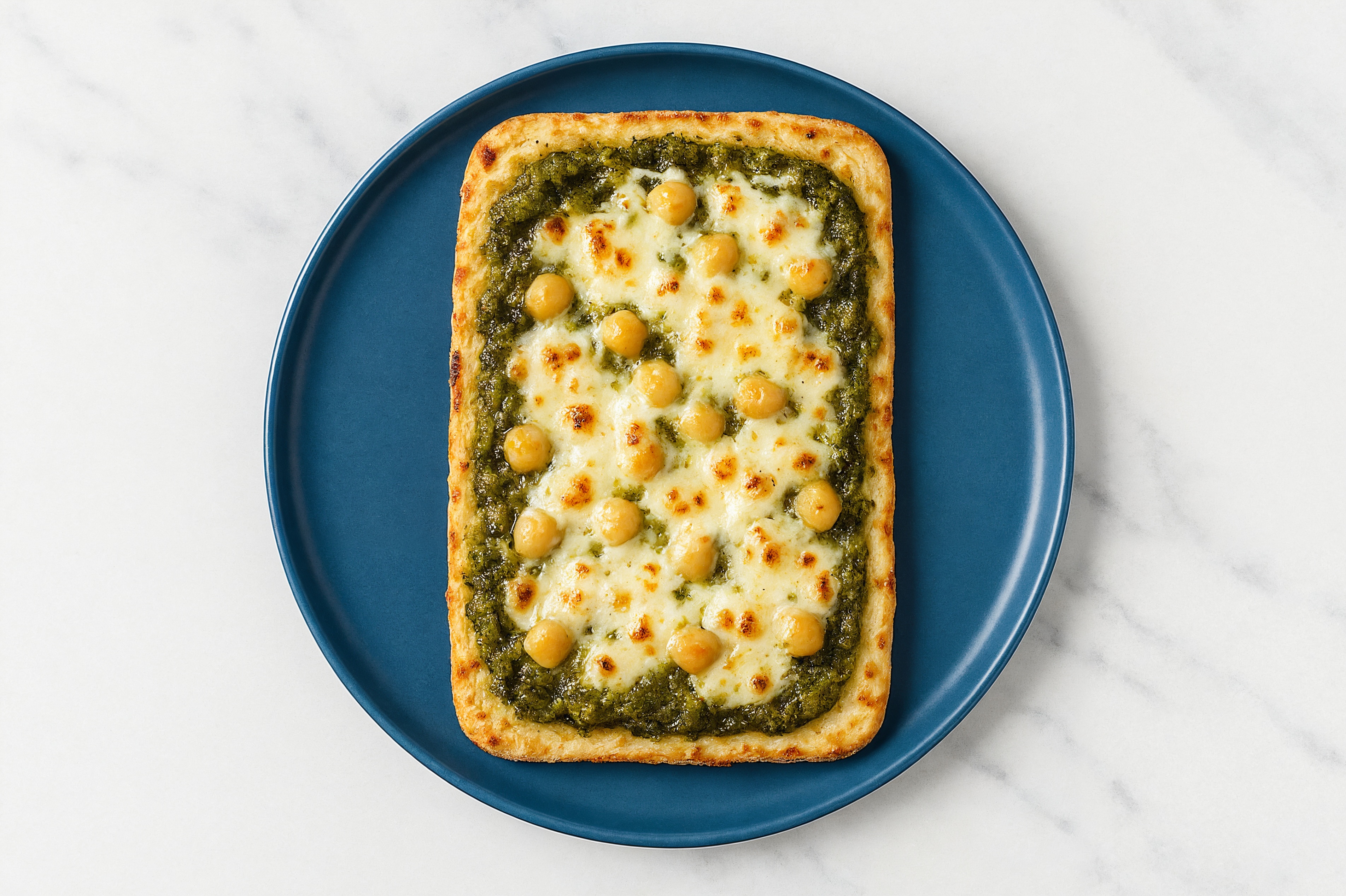 Pesto Chickpea Pizza