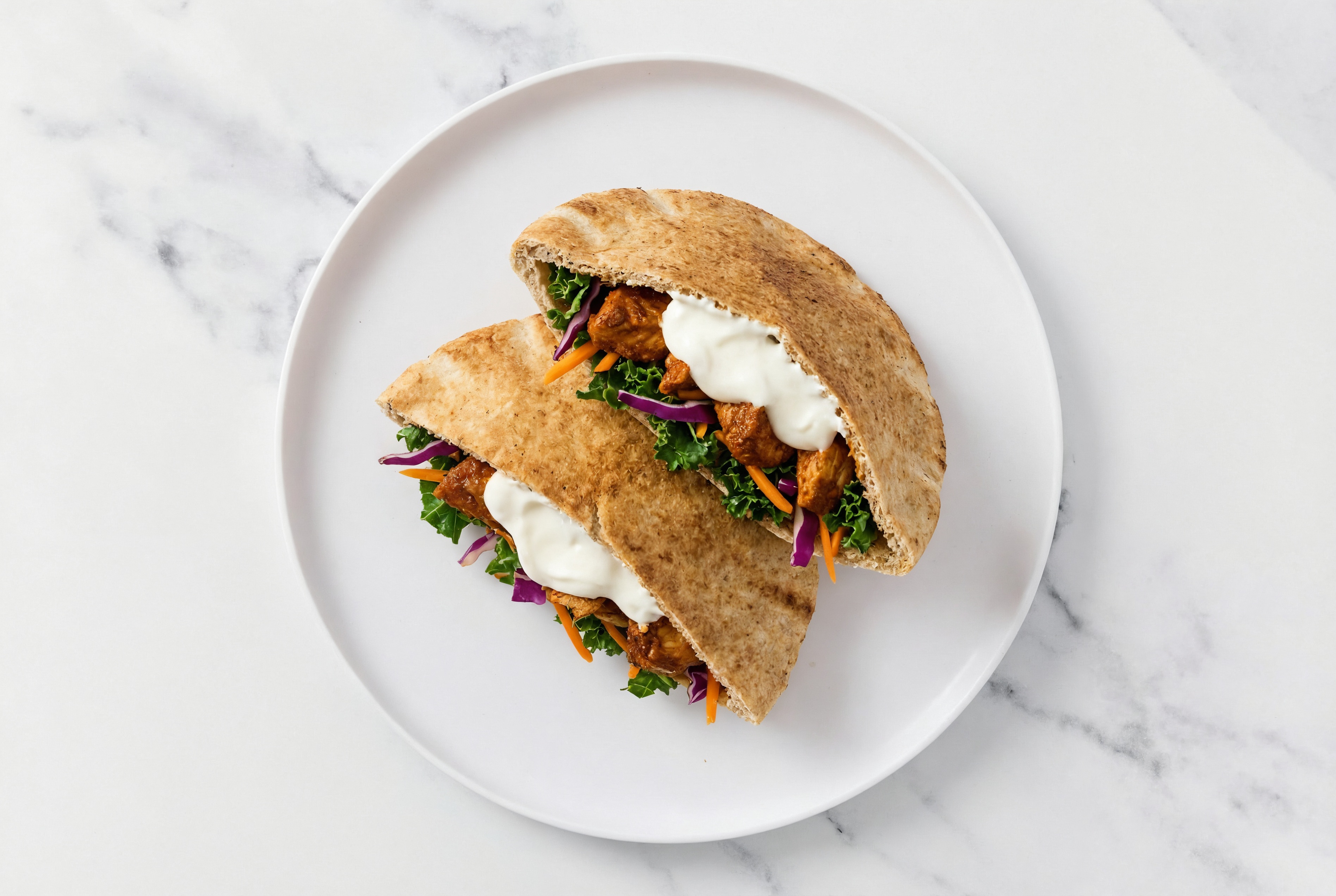 Rainbow Chicken Tandoori Traditional Pita