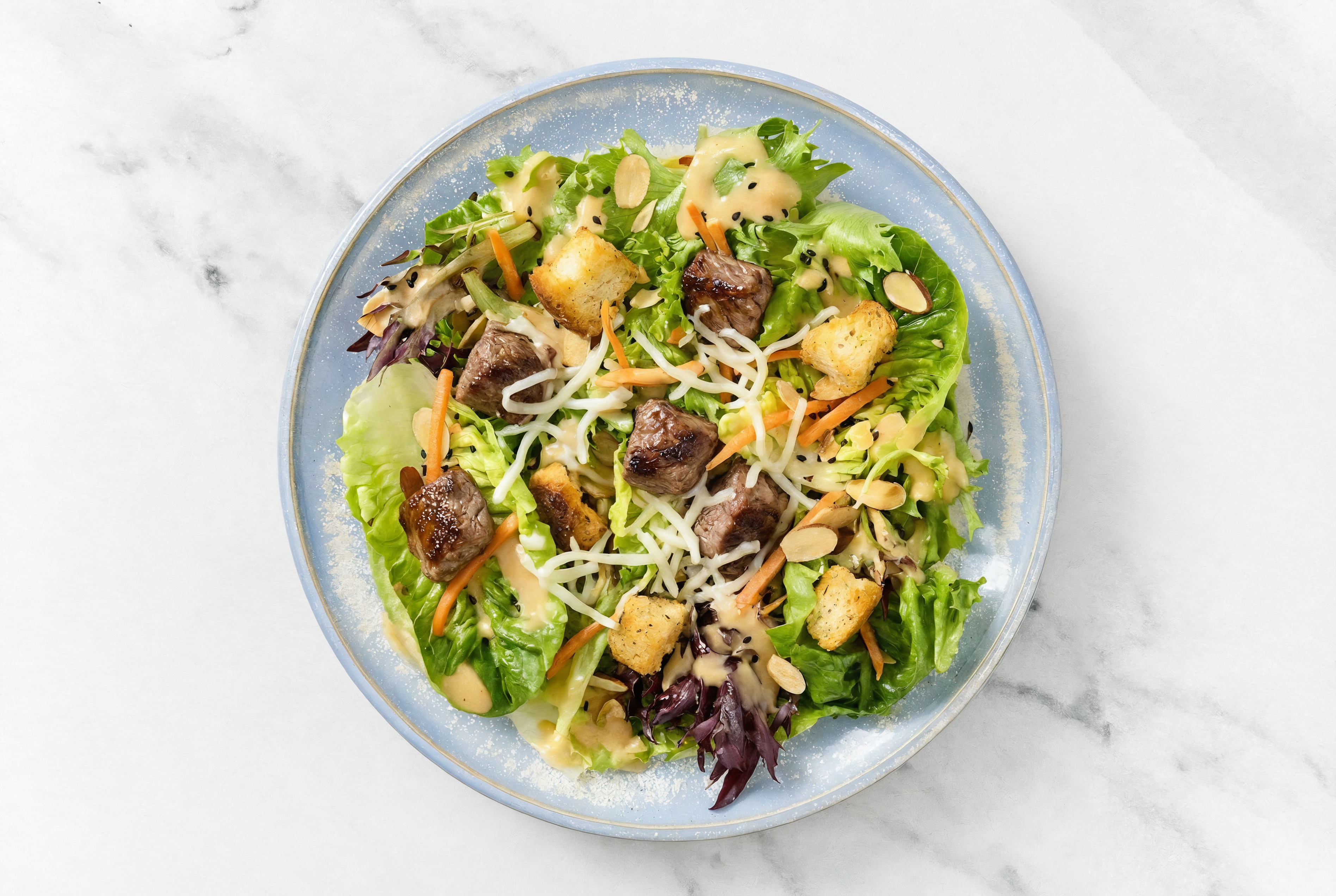 Lamb + Little Gem Salad