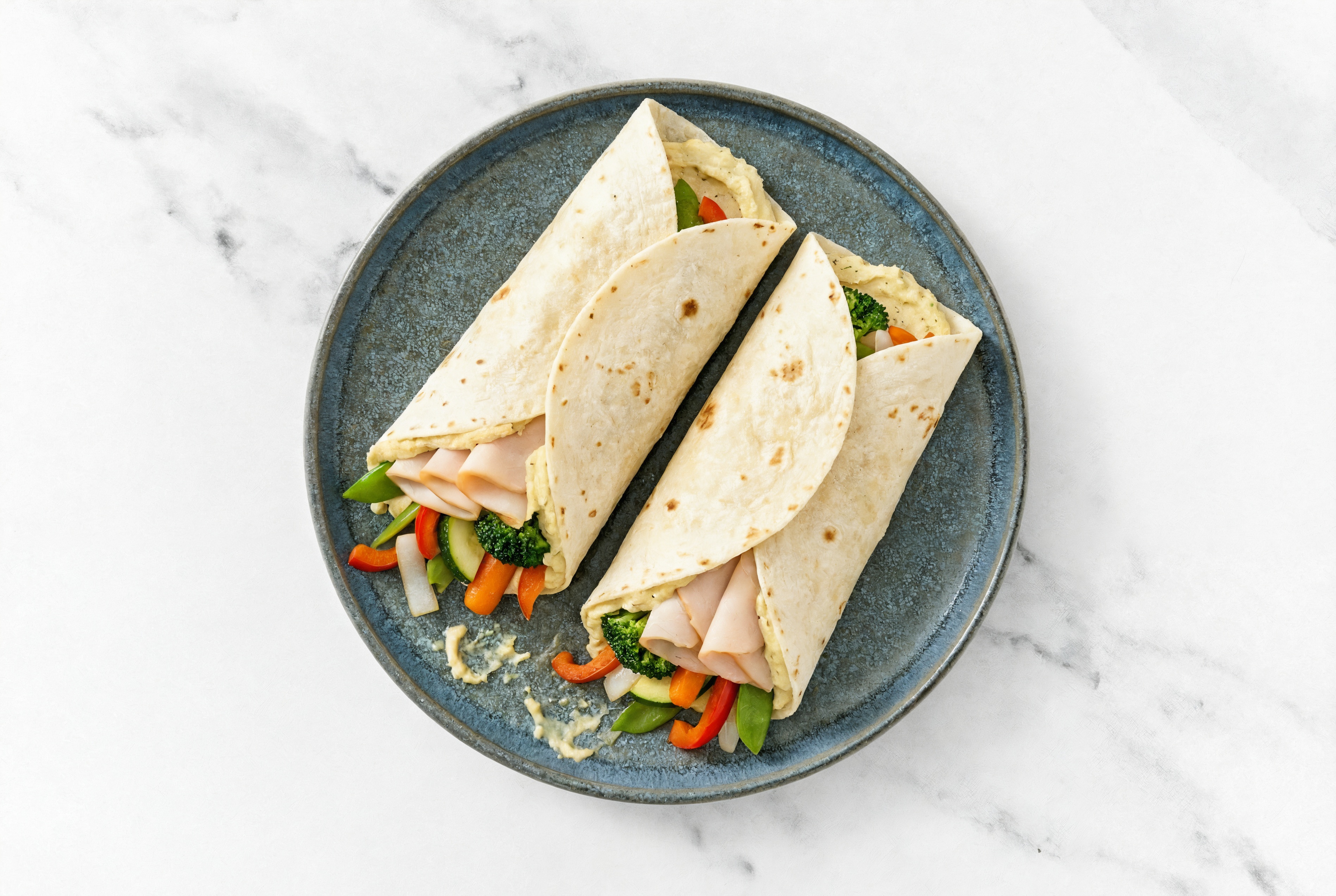 Lemony Roasted Turkey Seven Veggie Wrap