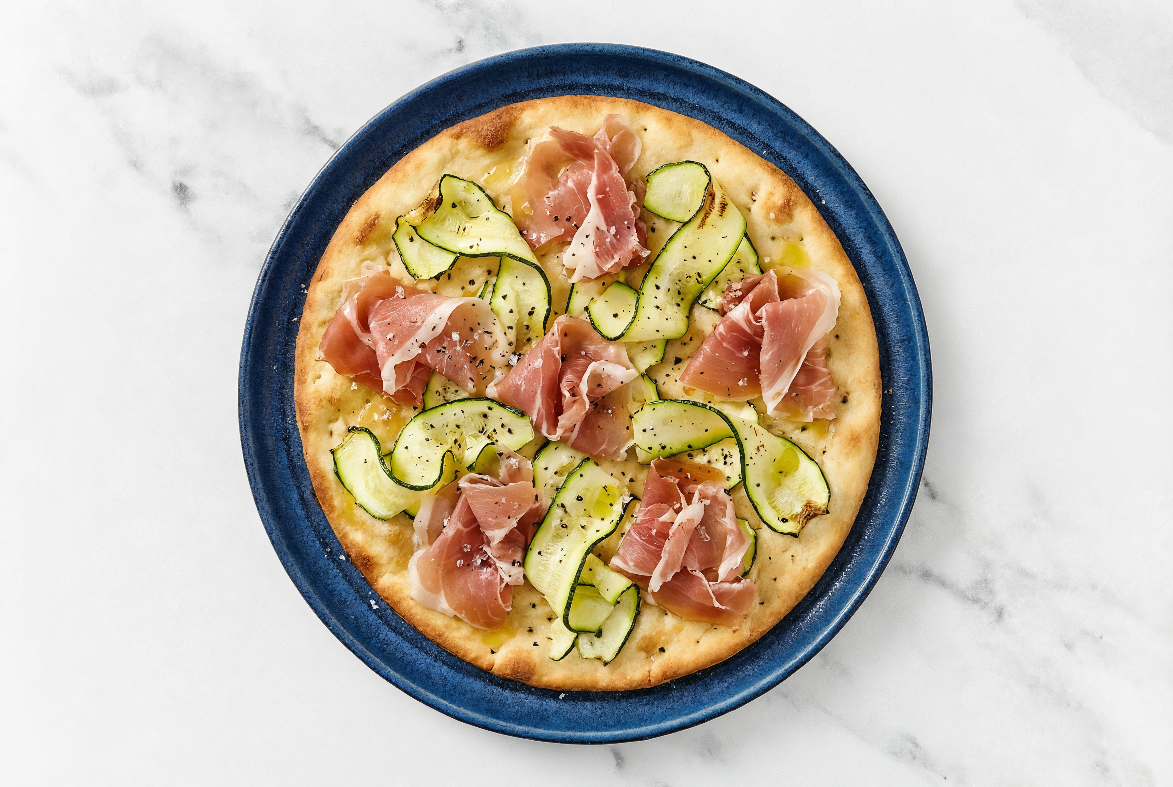 Prosciutto + Zucchini Flatbread