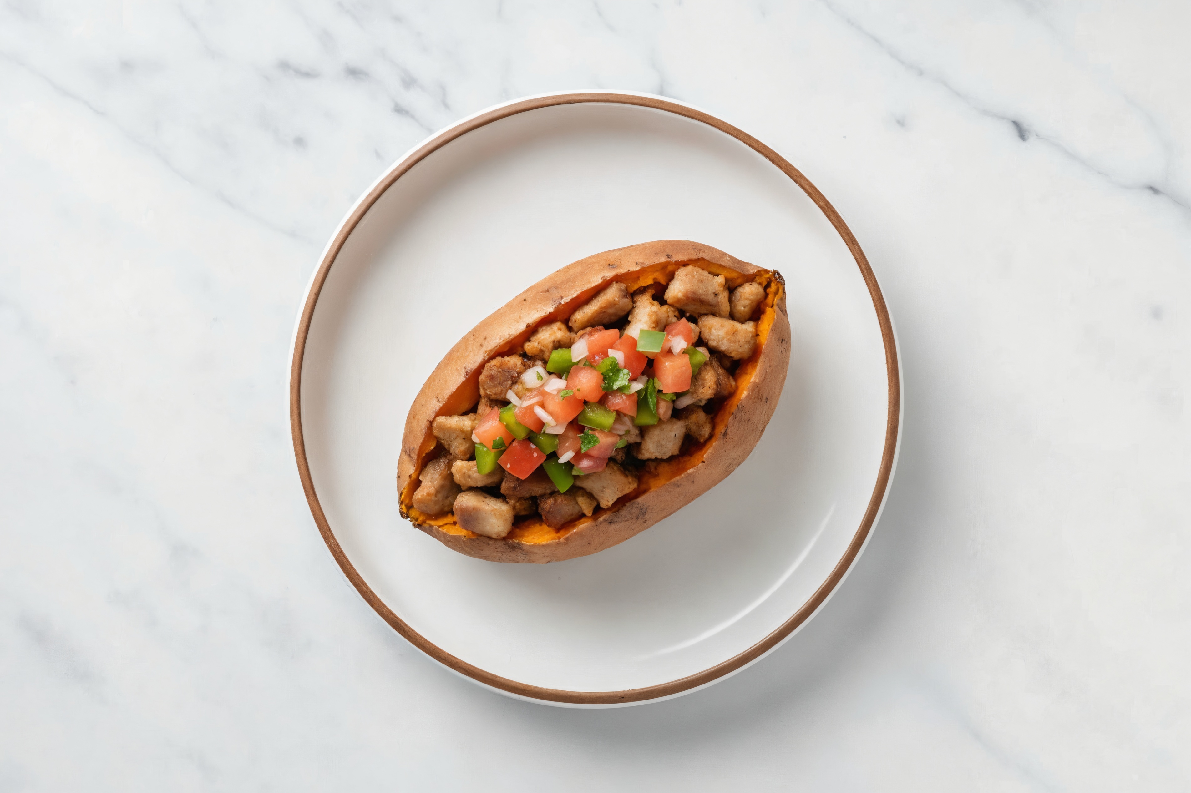 Carnitas Stuffed Sweet Potatoes