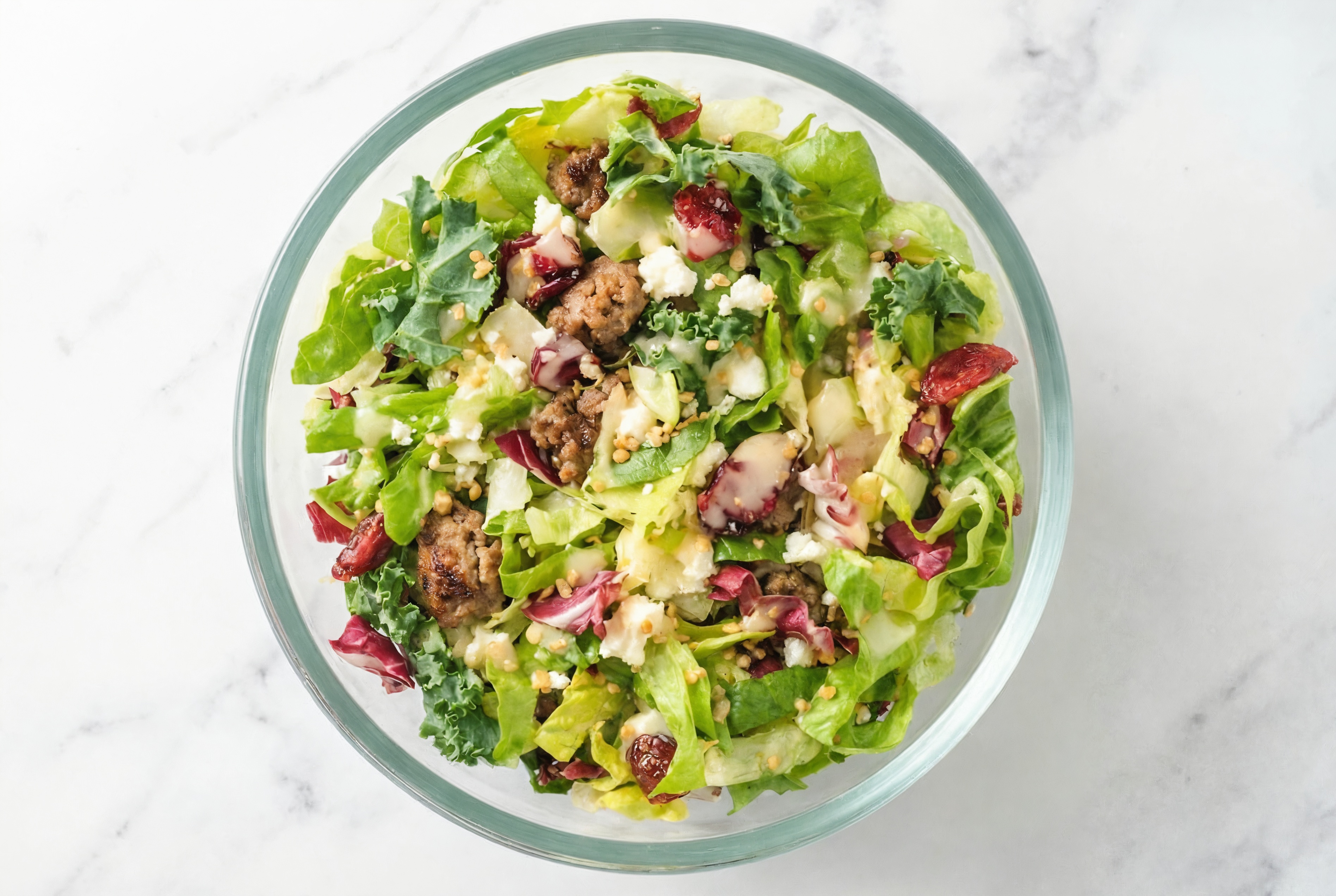Honey Citrus Salad with Ground Bison