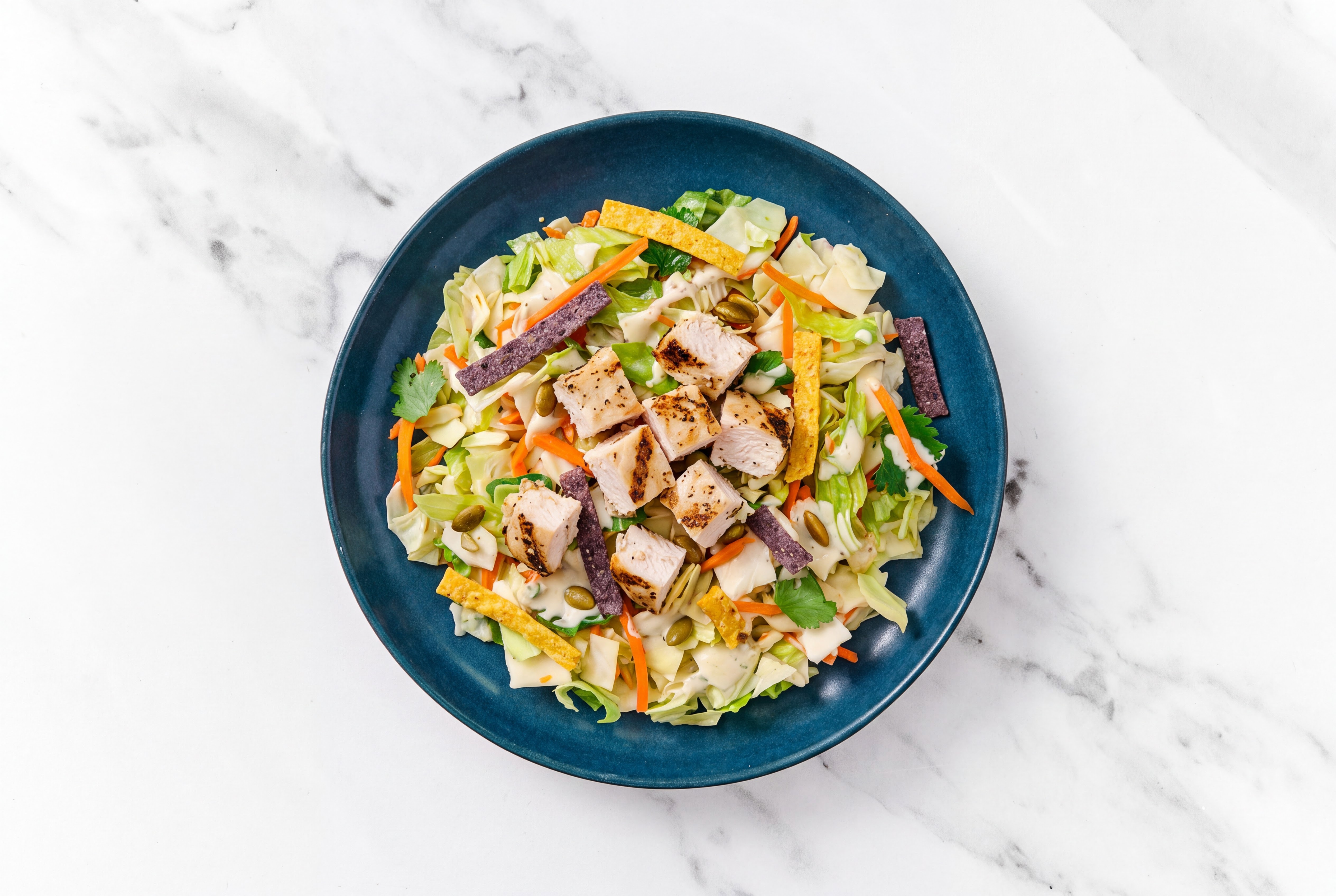 5-Minute Seasoned Grilled Chicken Breast Southwest Salad