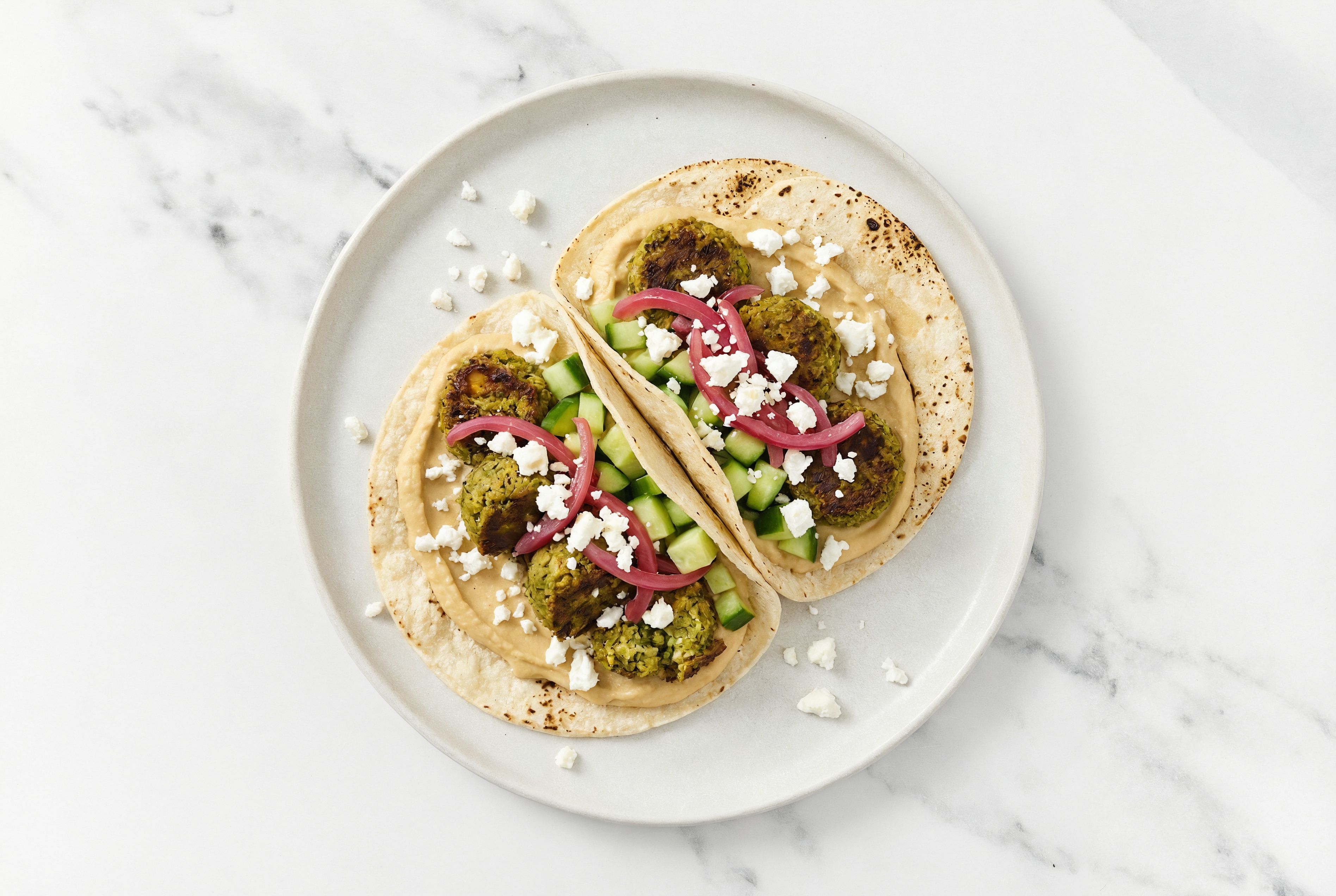 Superior Onion Falafel Street Tacos