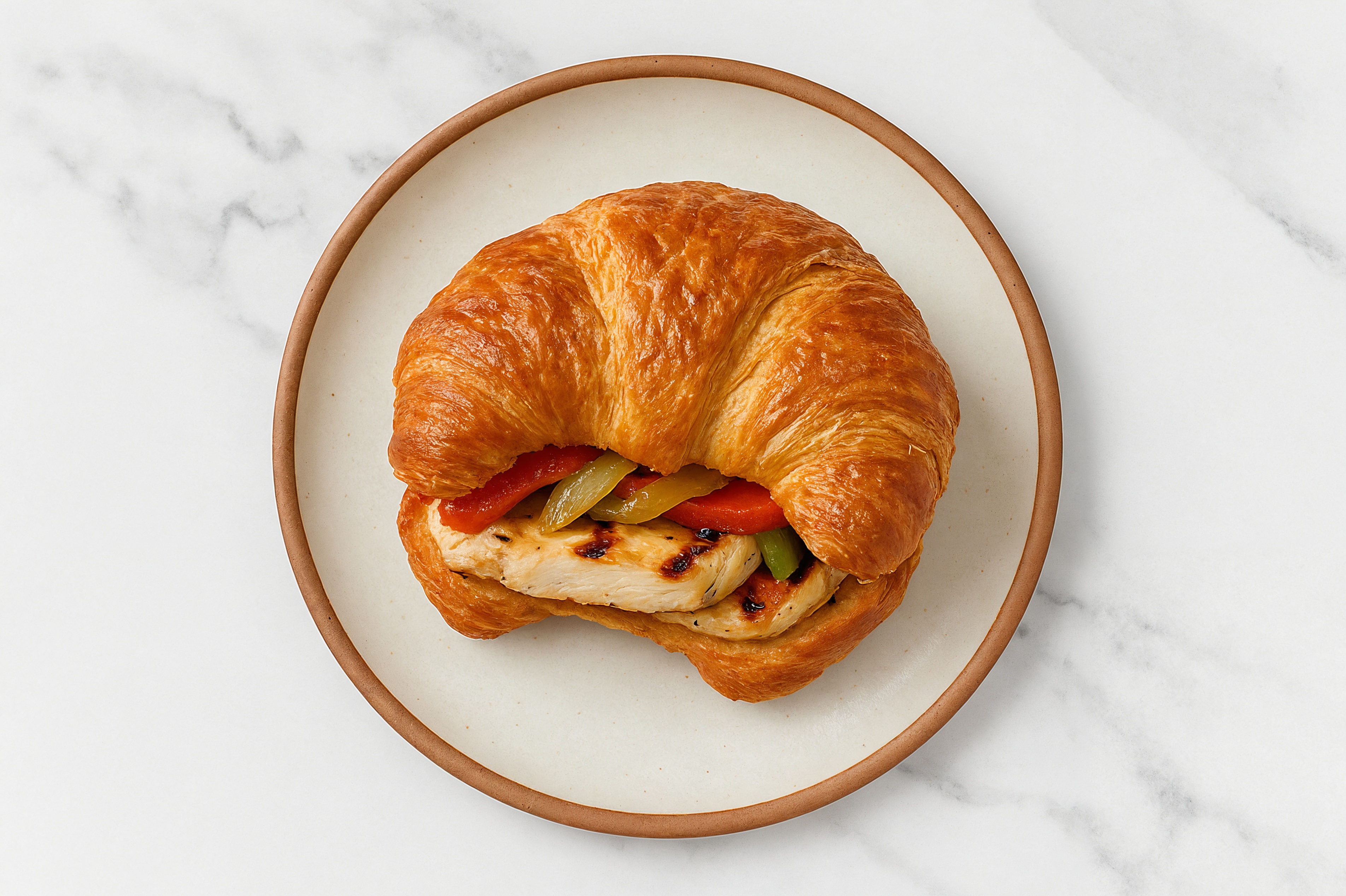 Garden Grilled Seasoned Chicken Breast + Peppers Sandwich
