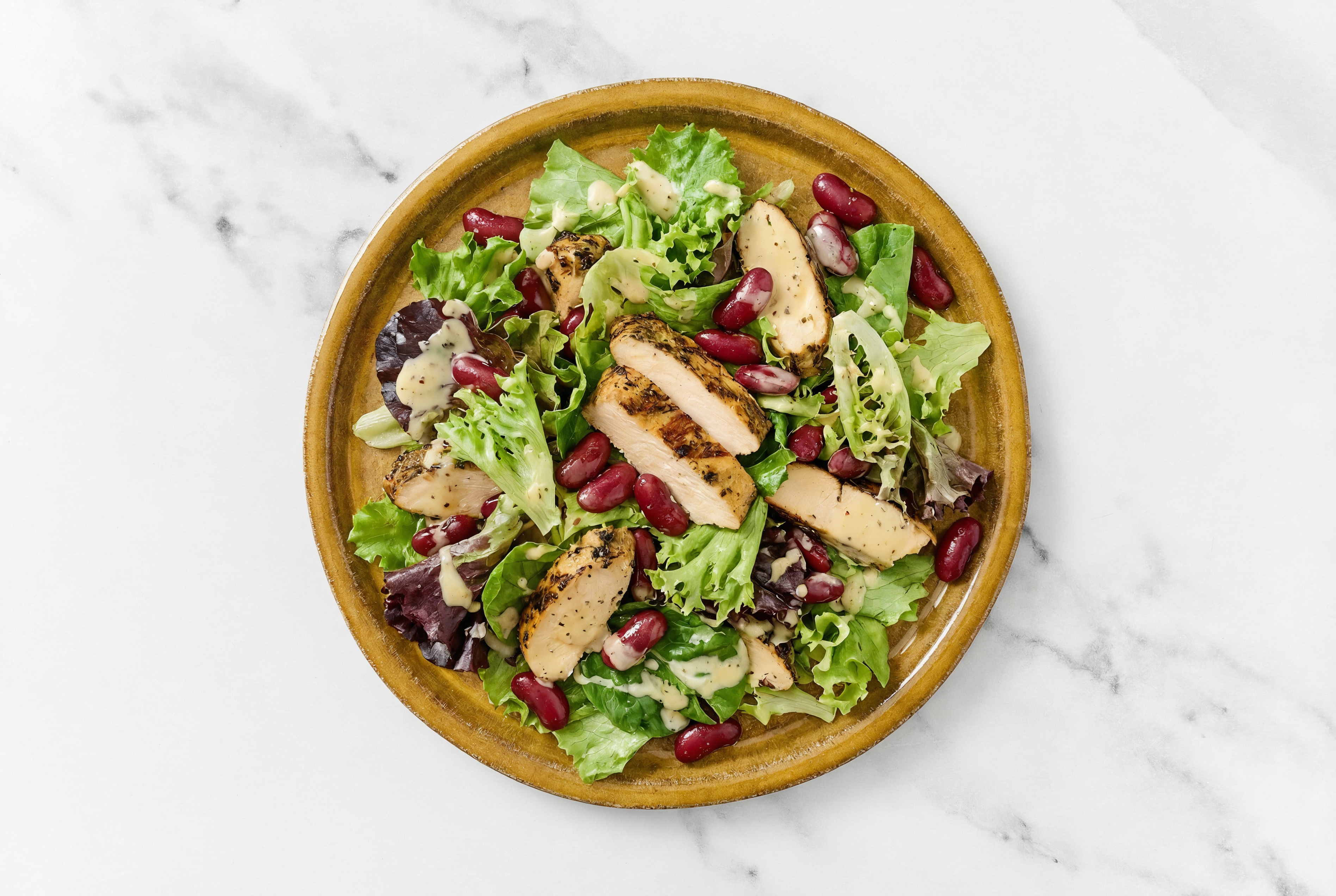 Grilled Chicken + Kidney Beans Caesar