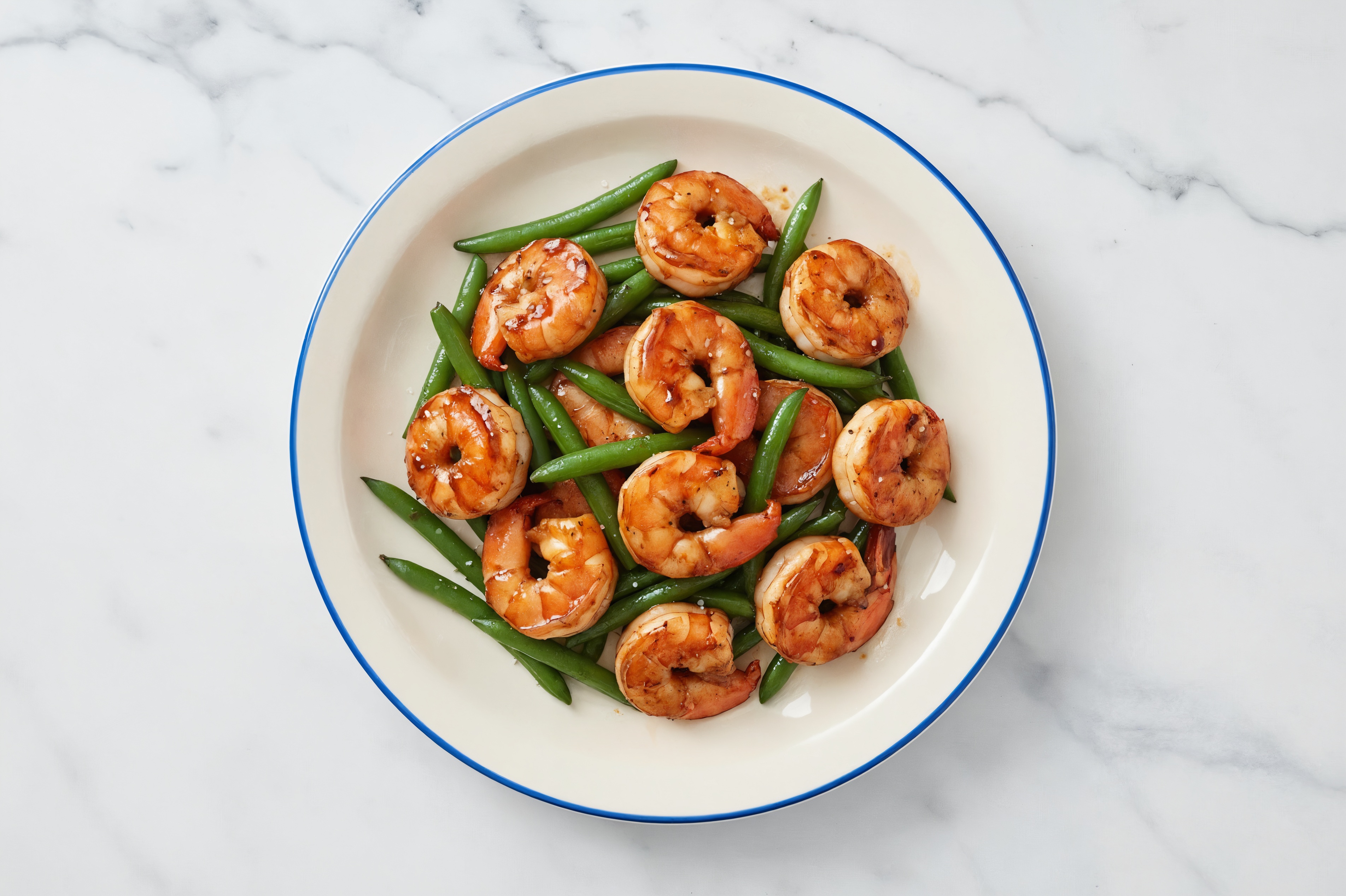 Teriyaki Roasted Shrimp & Green Beans