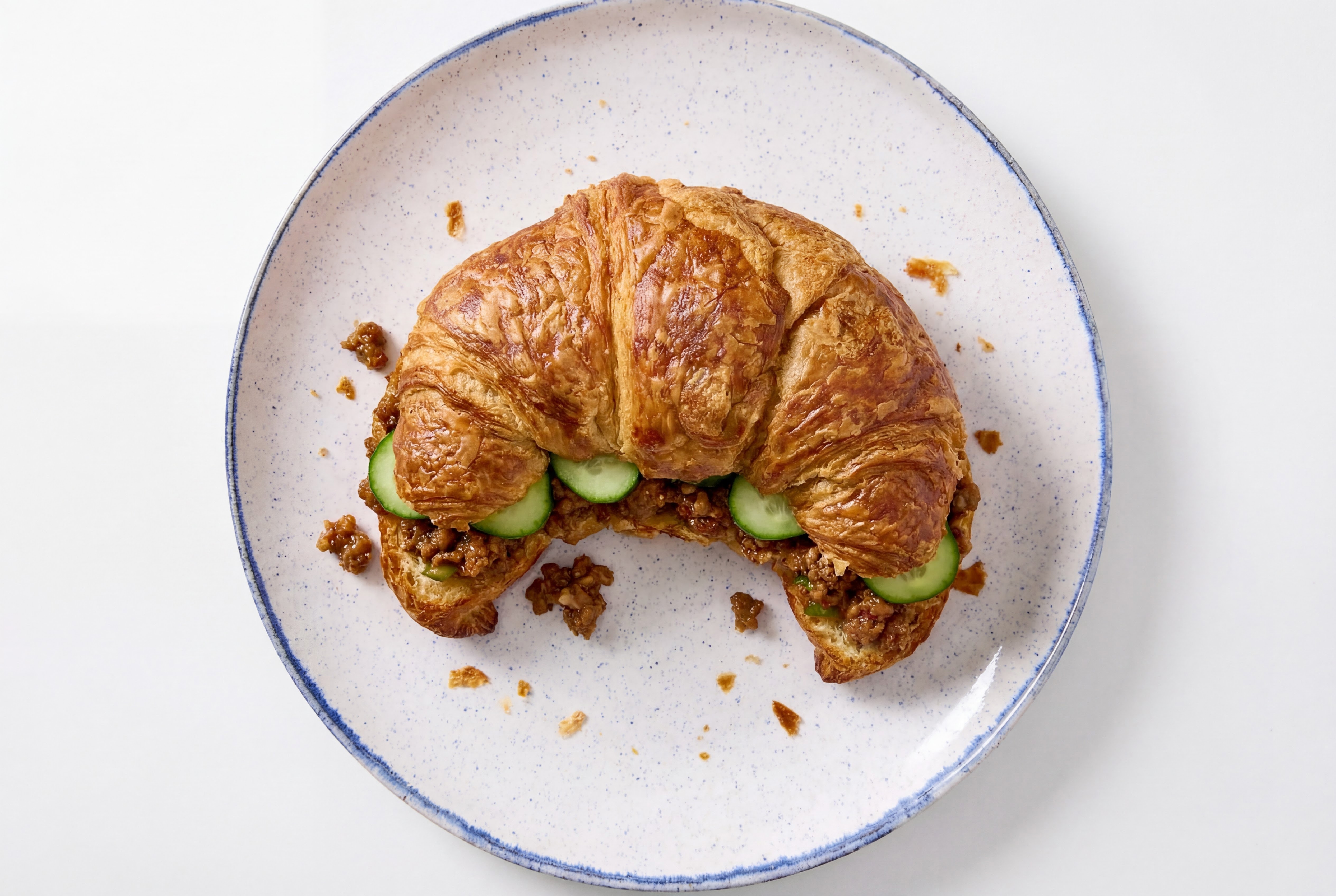  Crisp Sesame Italian-Style Ground Beef Sandwich