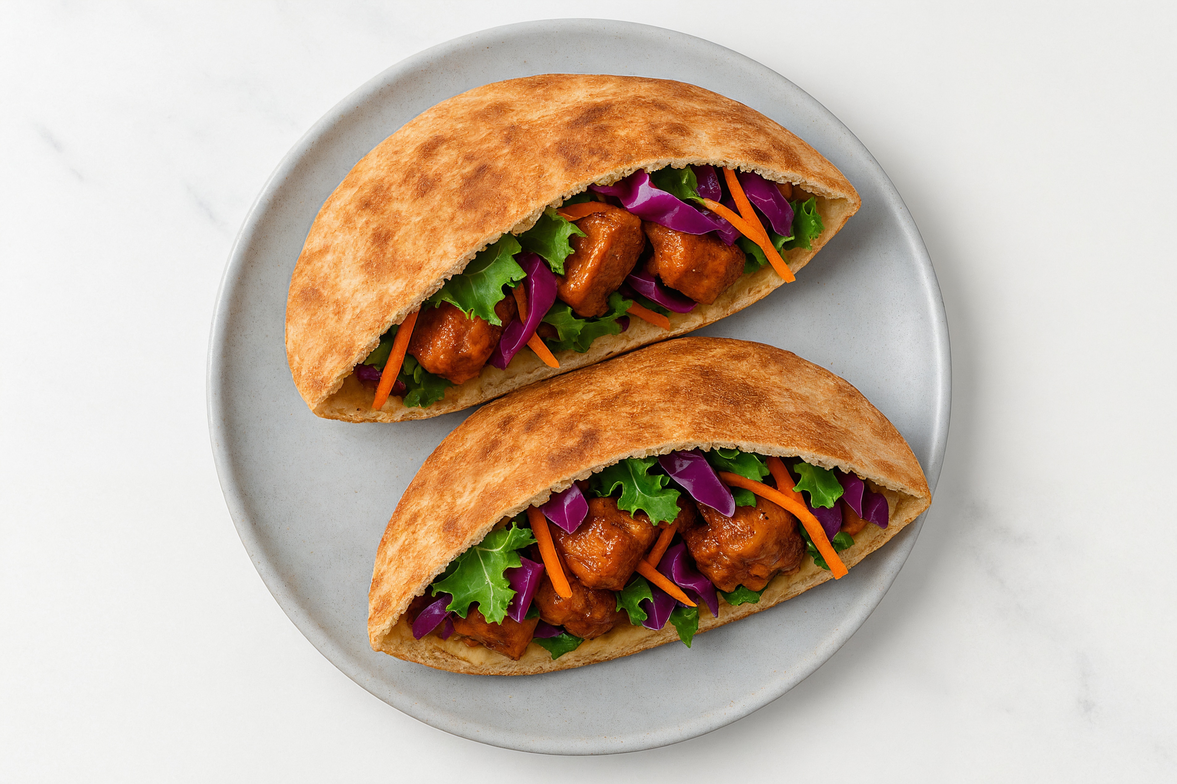 Tandoori Chicken French Onion Hummus Whole Grain Pita Pockets
