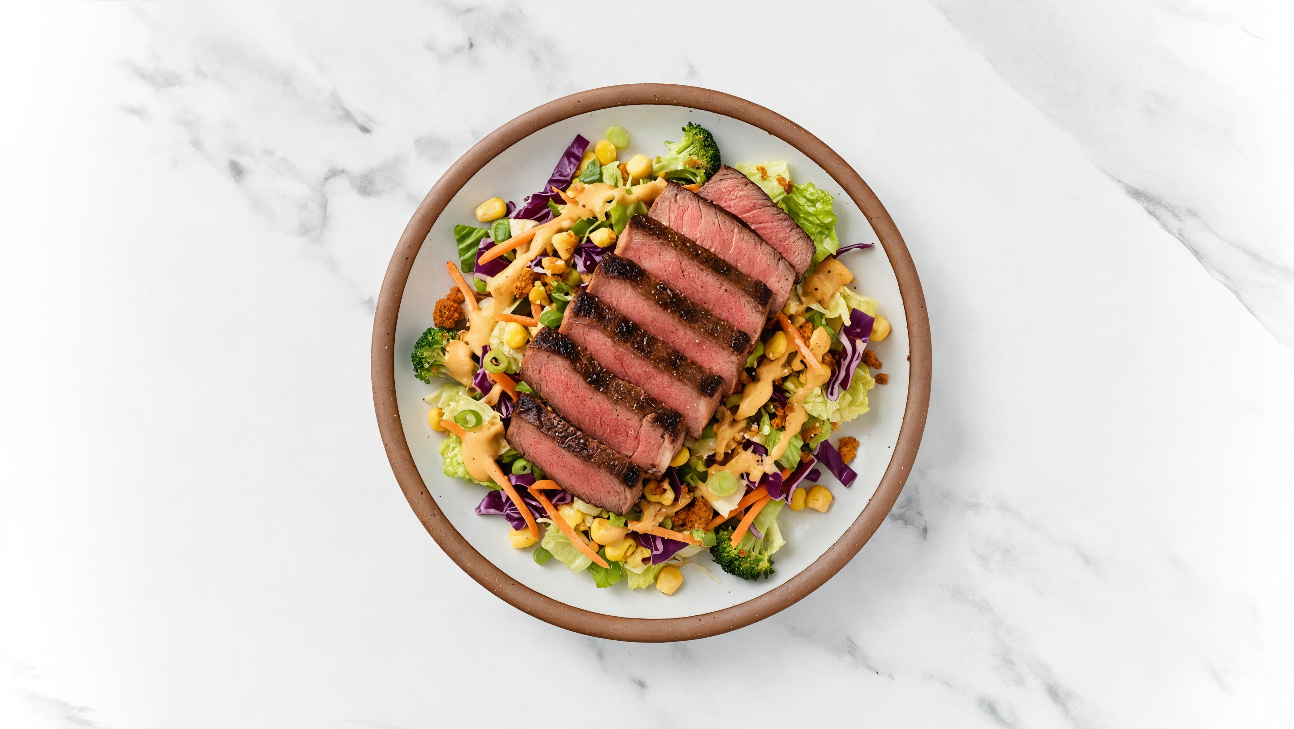 Ribeye Steak Street Corn Chopped Salad