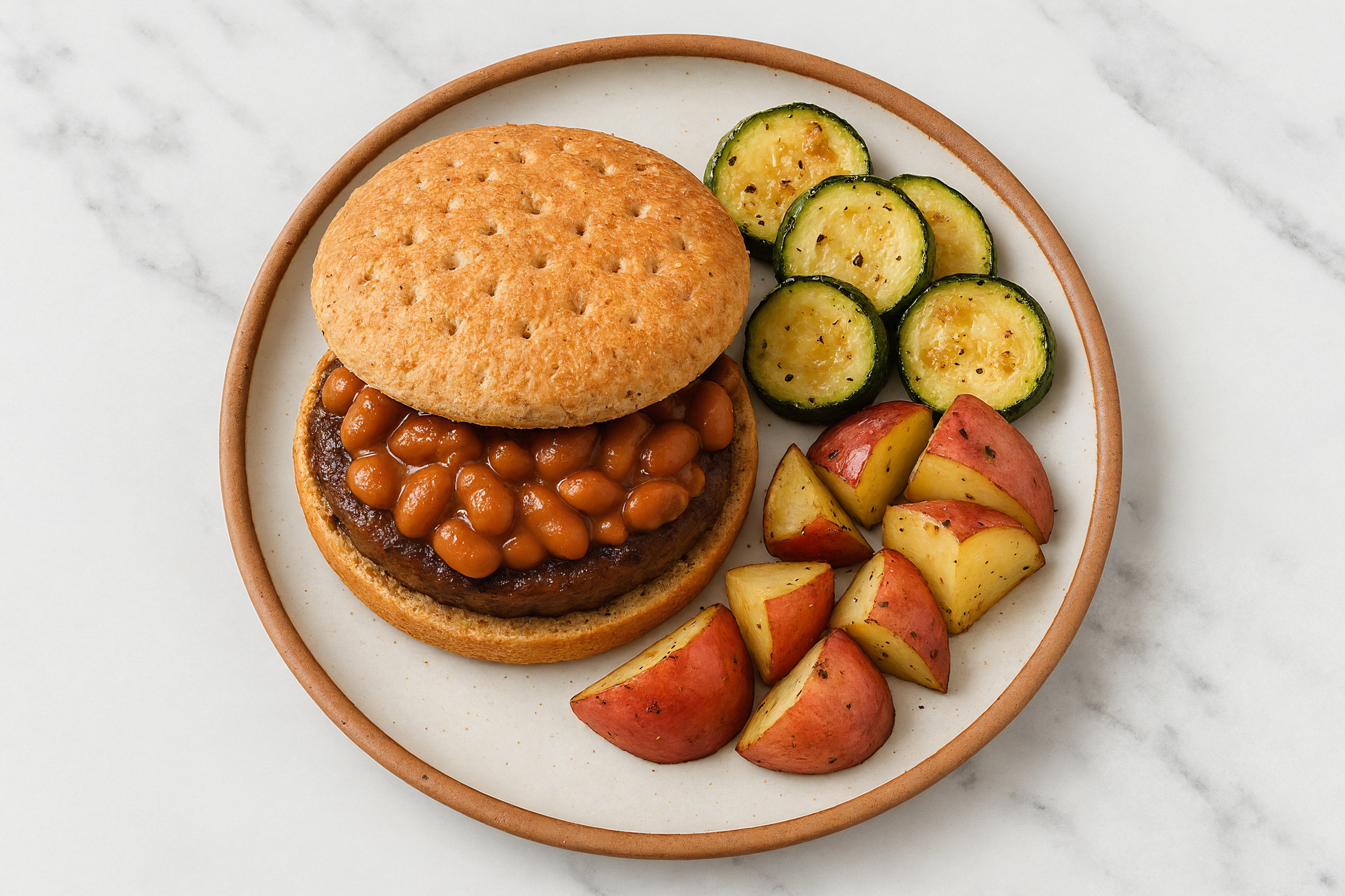  Texas Cowboy Burger with Zucchini
