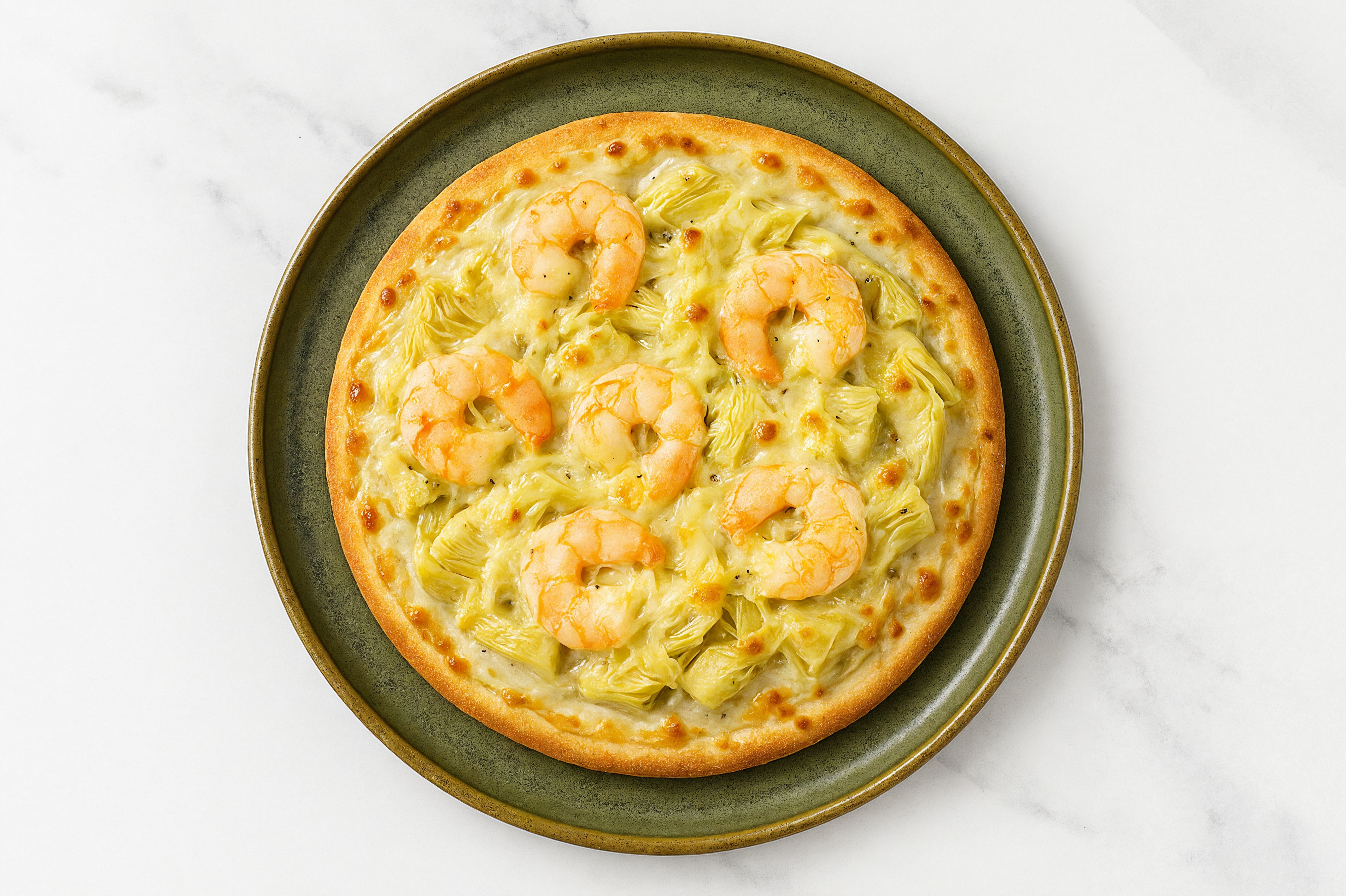 Truffle Shrimp + Artichoke Gluten-Free Pizza