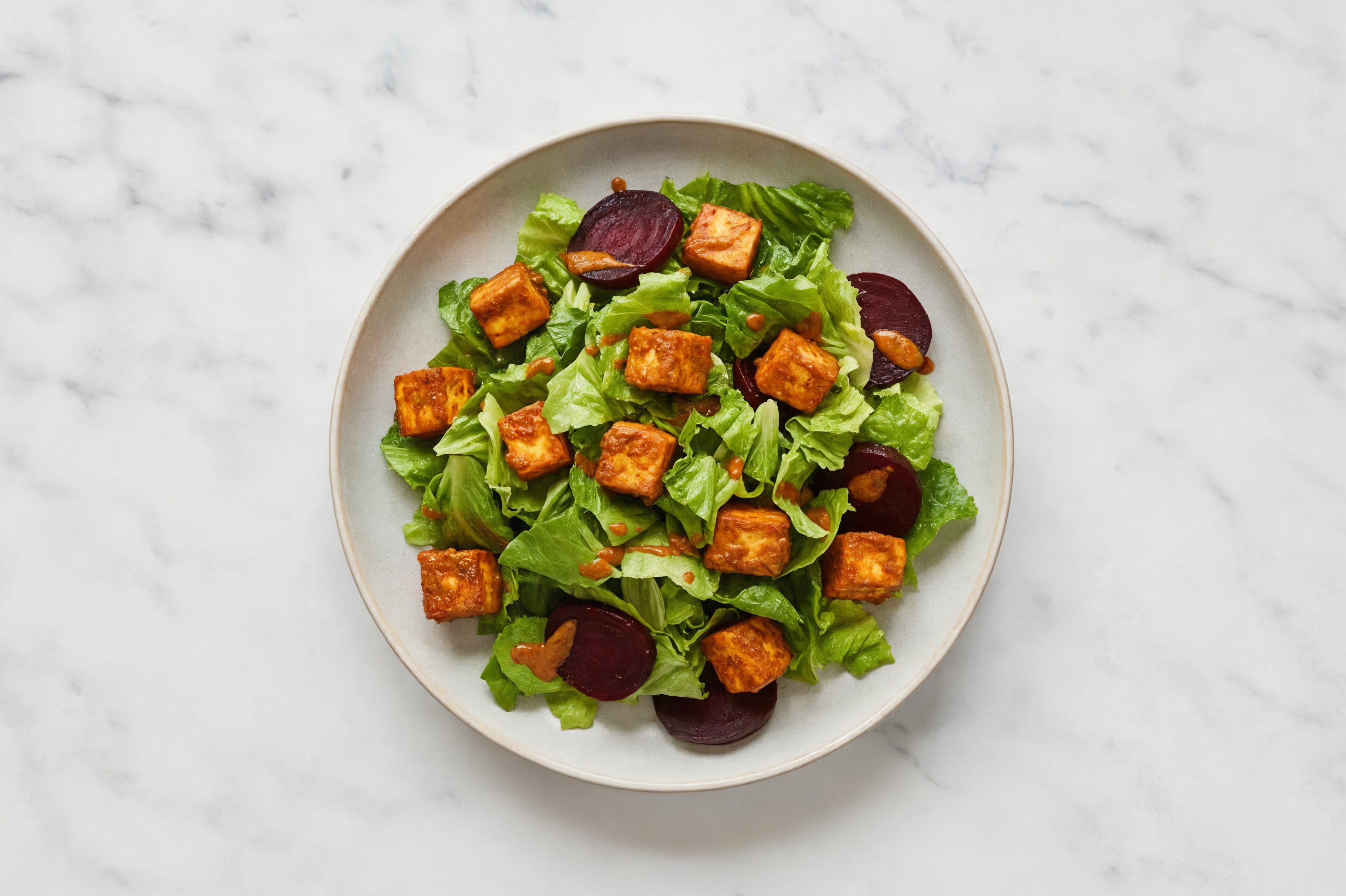 Garlicky Tandoori Paneer Salad