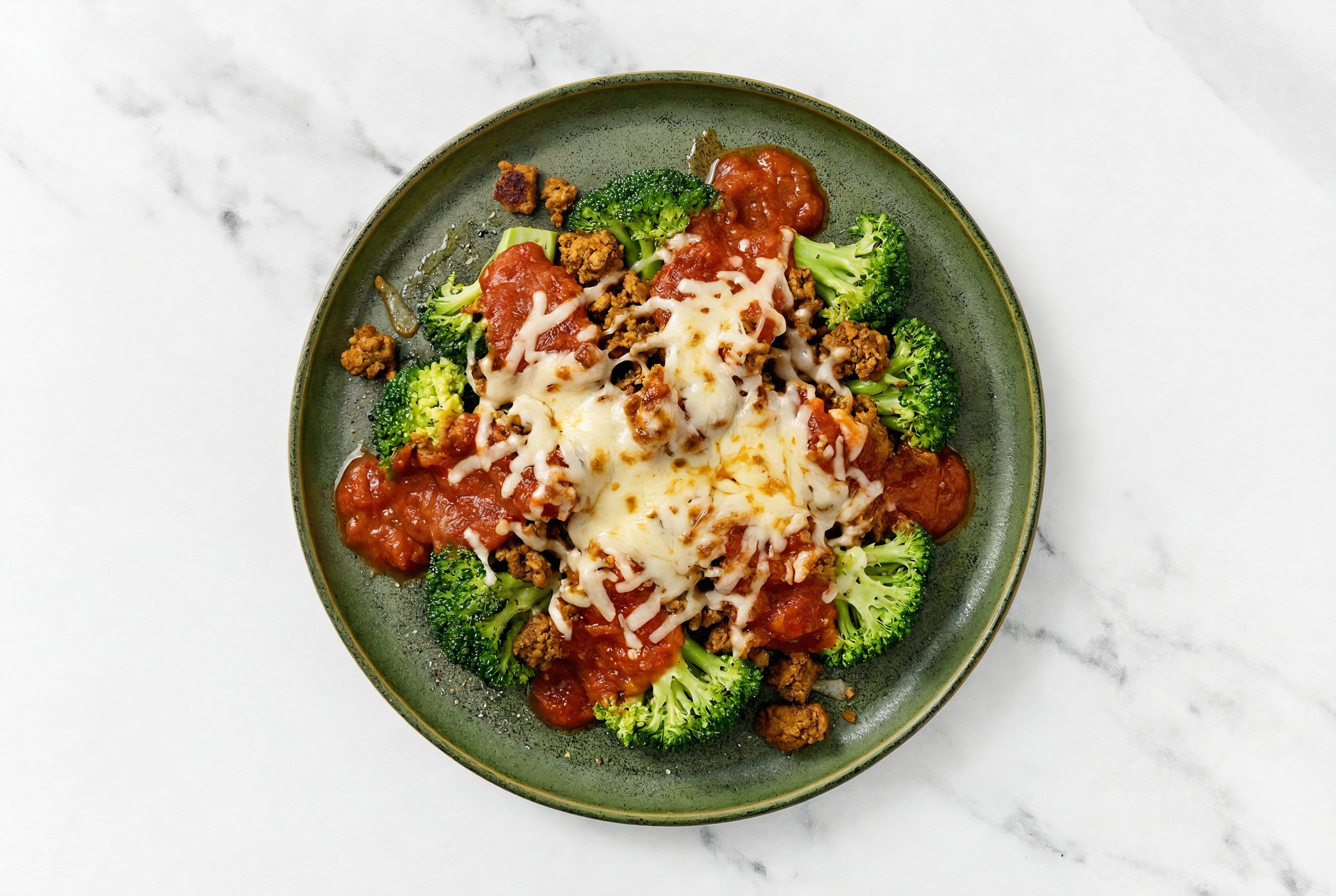 Air Fryer Chorizo Organic Broccoli Melt