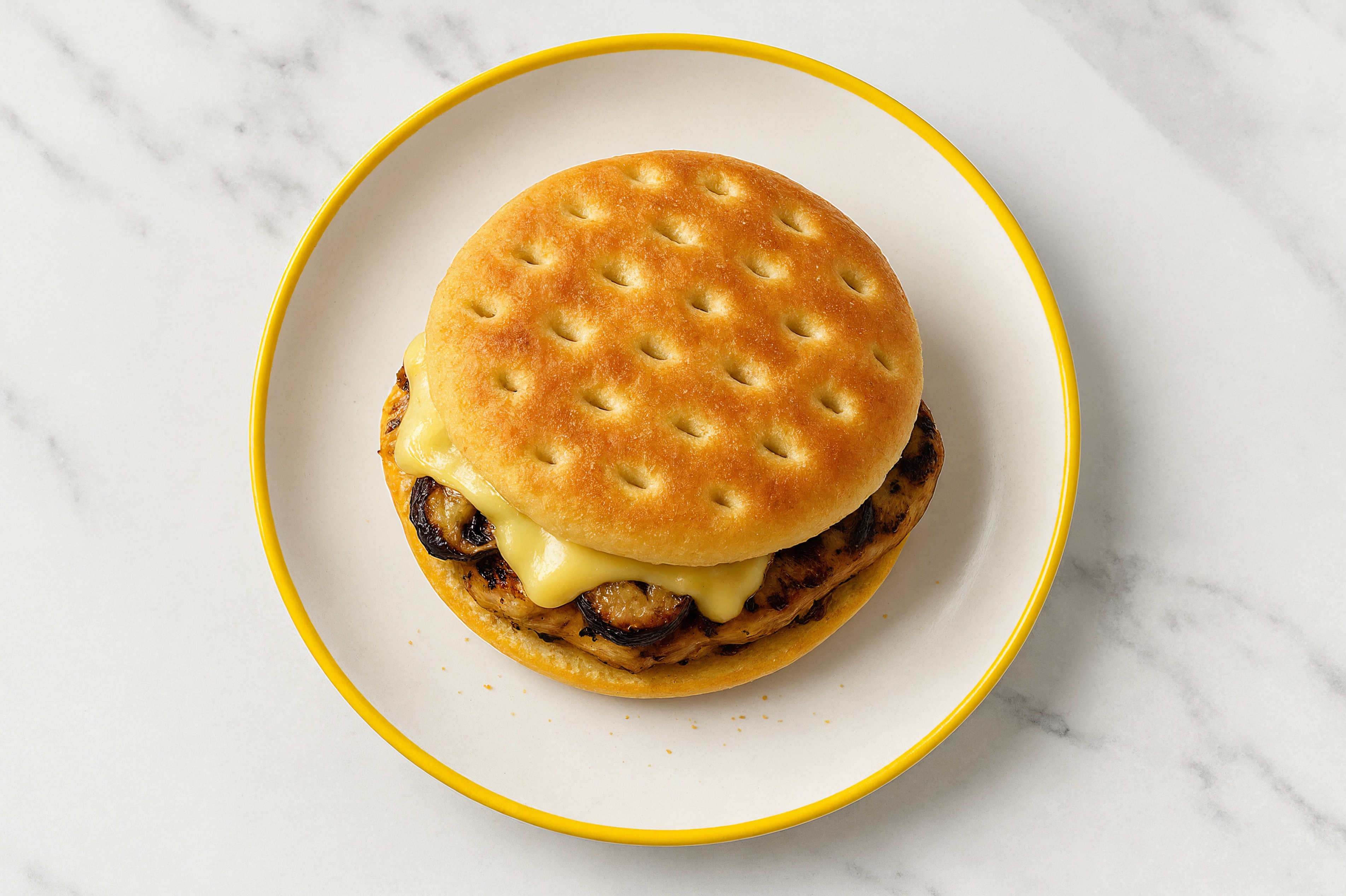 Mushroom Swiss Mediterranean Grilled Chicken Breast Sandwich