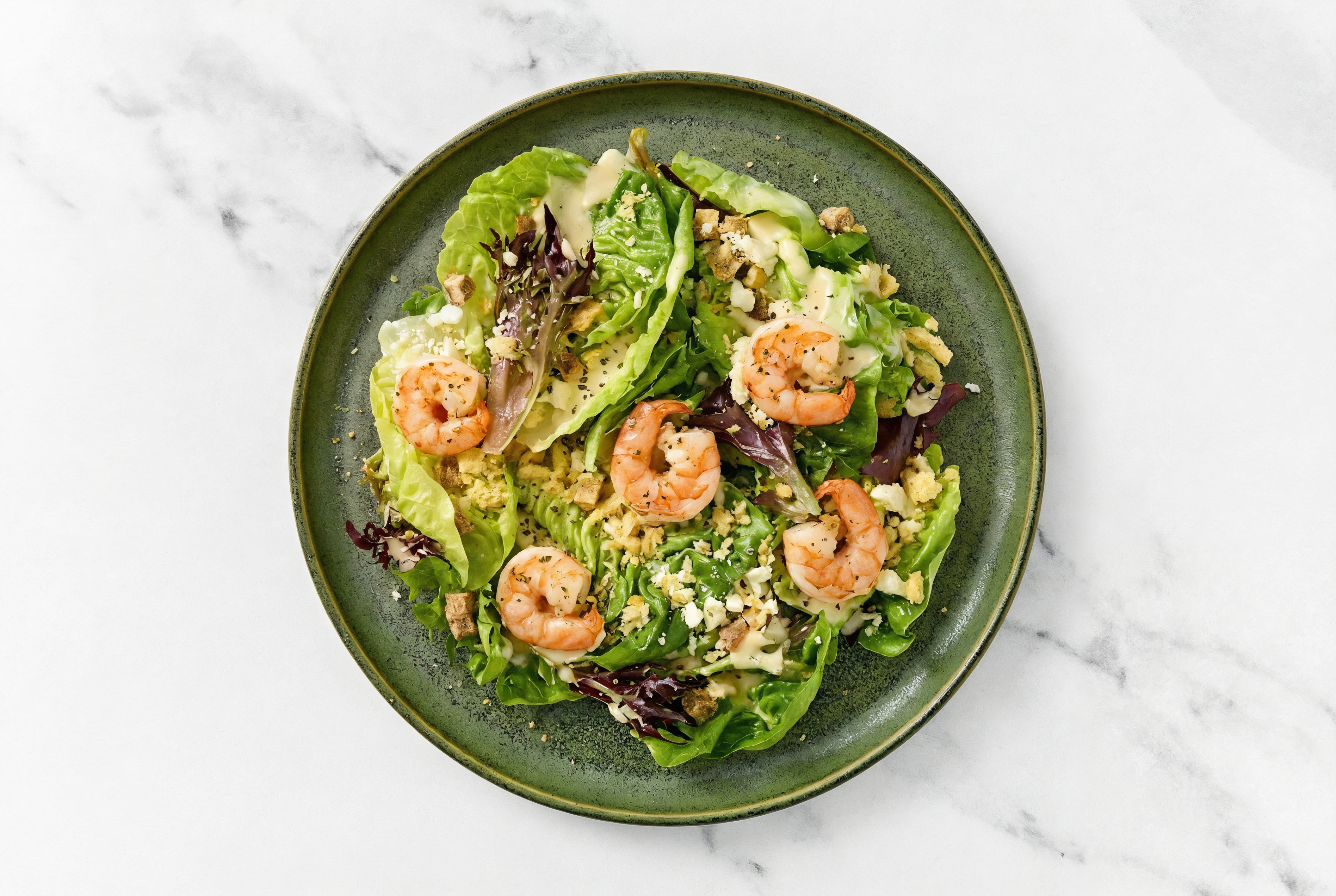Sautéed Gulf Shrimp Little Gem Salad
